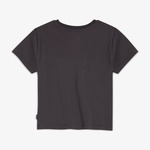 Converse Classic Kadın Slim Fit Baskılı Siyah T-Shirt