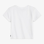 Converse Classic Kadın Slim Fit Baskılı Beyaz T-Shirt