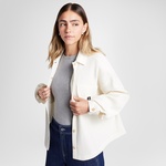 Converse Classic Kadın Oversize Fit Krem Gömlek