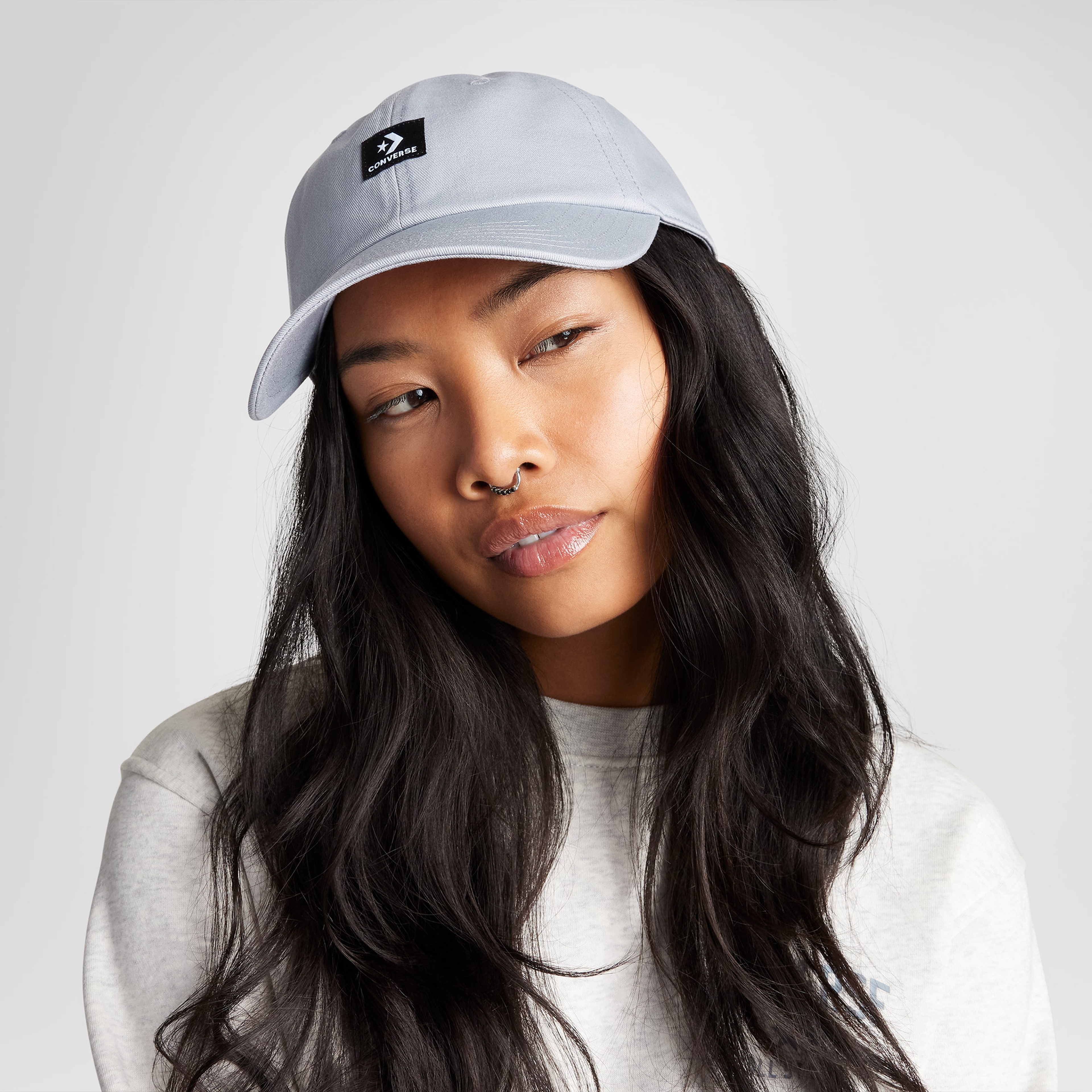 Converse Star Chevron Baseball Unisex Mor Şapka