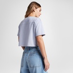 Converse Sporty Boxy Kadın Mor T-Shirt