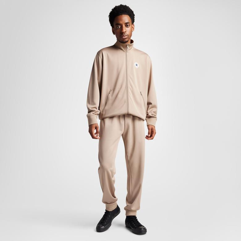 Converse Classic Erkek Grafik Baskılı Kahverengi Ceket