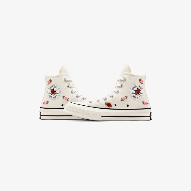 Converse Krem Converse Chuck 70 Roses Unisex Sneaker