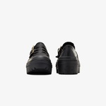 Converse Chuck Taylor All Star Lugged Heel Mary Jane Kadın Siyah Deri Platform Babet