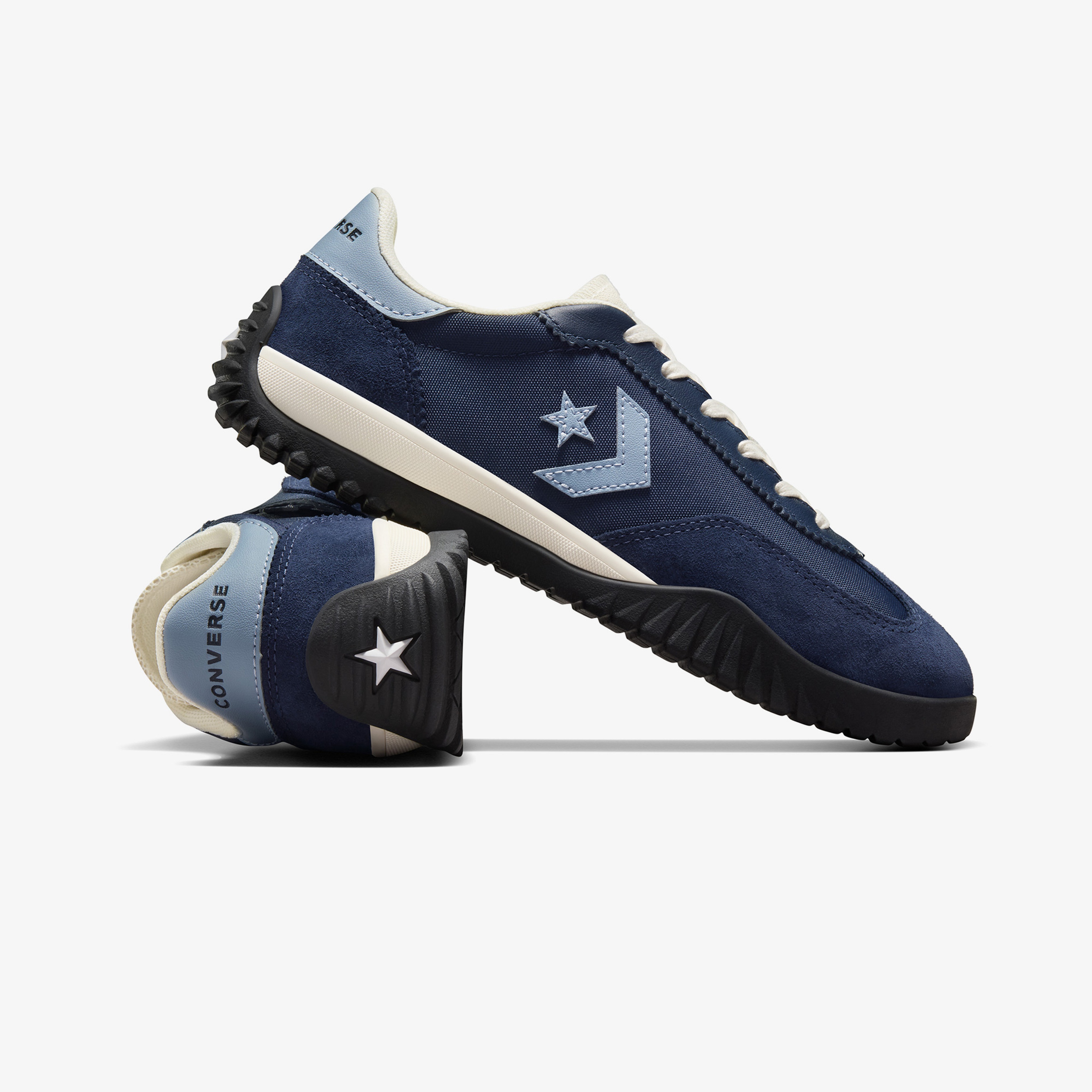 Converse Run Star Trainer Unisex Lacivert Deri Sneaker