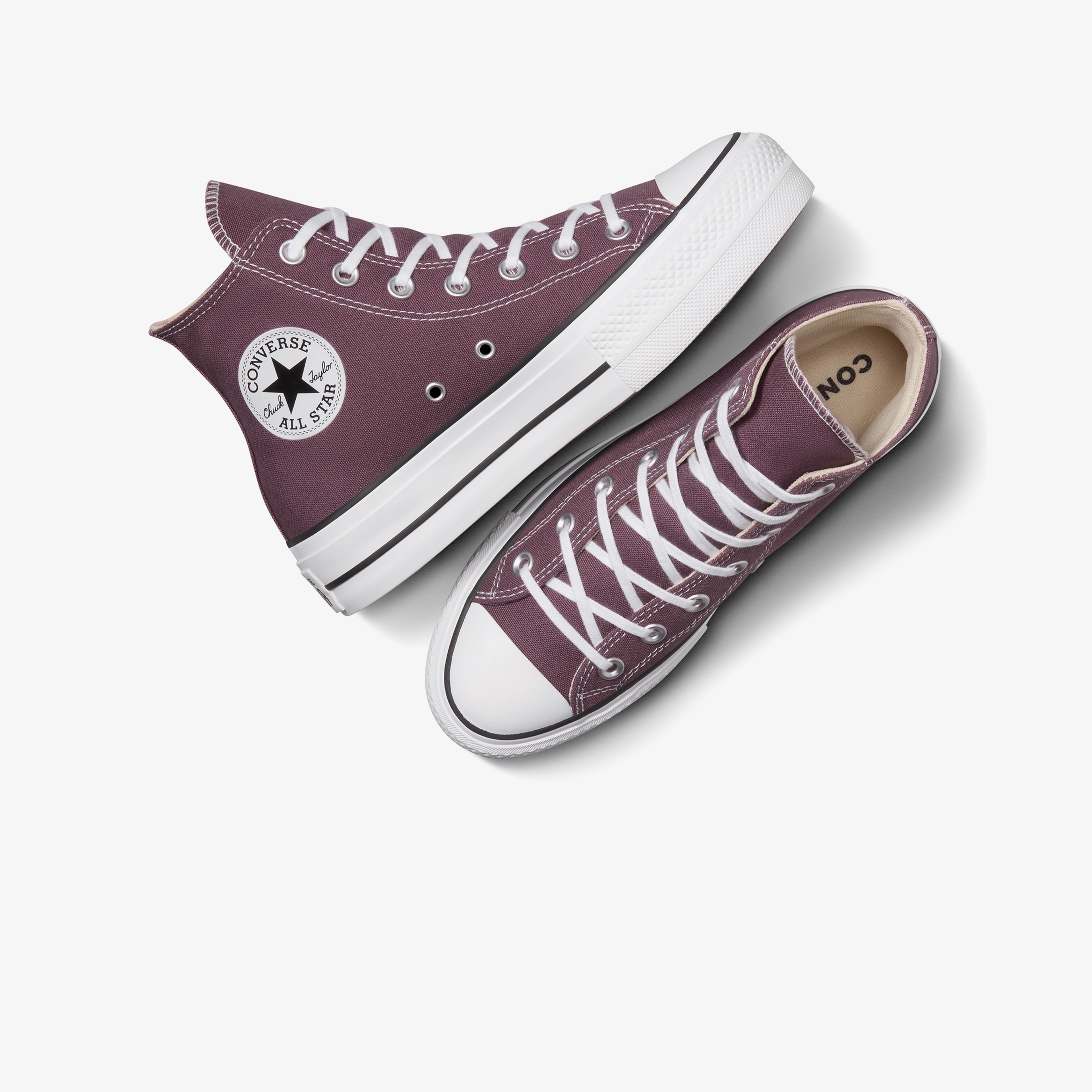 Converse Chuck Taylor All Star Lift Unisex Bordo Platform Sneaker