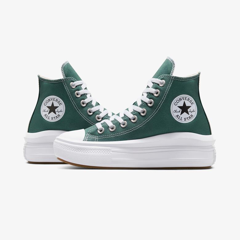 Converse Chuck Taylor All Star Move Platform Unisex Yeşil Platform Sneaker