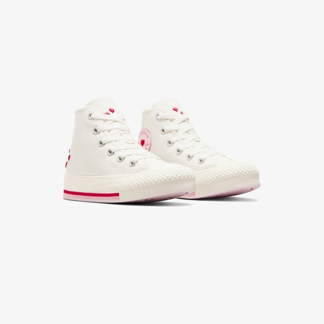 Converse Chuck Taylor All Star EVA Lift Çocuk Beyaz Platform Sneaker - Görsel 3