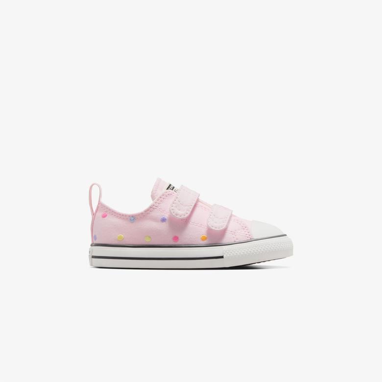 Converse Chuck Taylor All Star 2V Polka Dots Bebek Pembe Sneaker