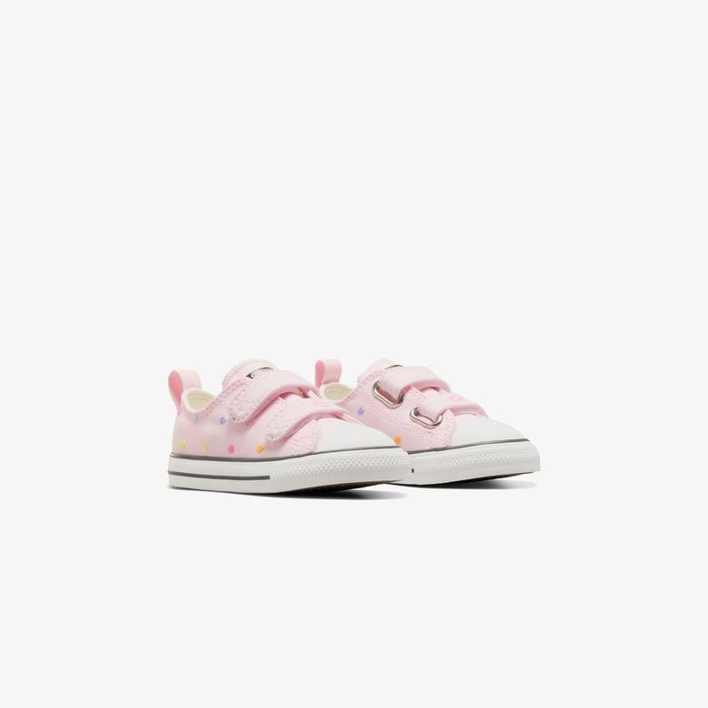Converse Chuck Taylor All Star 2V Polka Dots Bebek Pembe Sneaker
