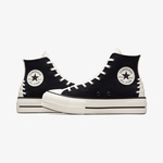 Converse Chuck Taylor All Star Crafted Laces Lift Unisex Siyah Platform Sneaker