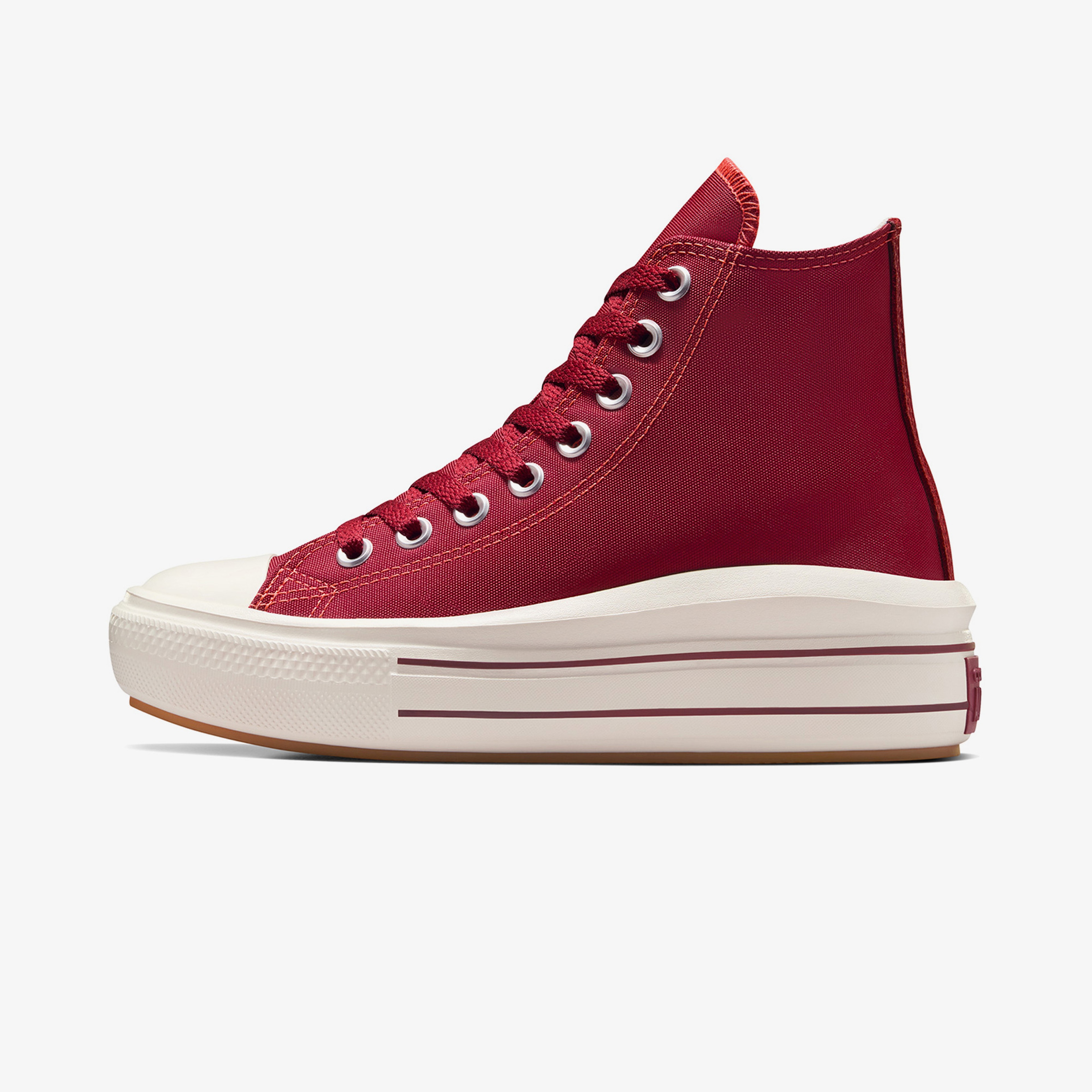 Converse Chuck Taylor All Star Move Platform Unisex Kırmızı Platform Sneaker