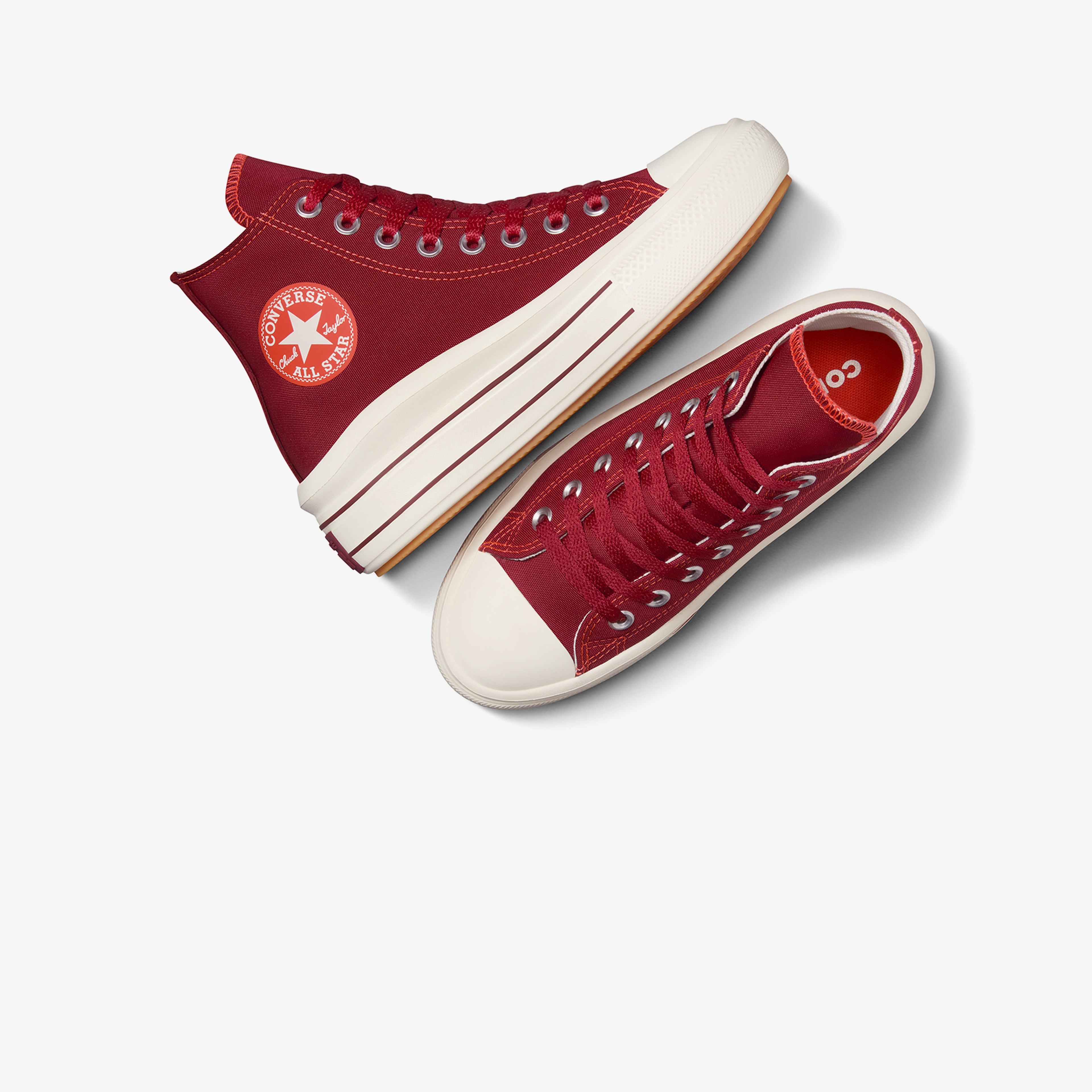 Converse Chuck Taylor All Star Move Platform Unisex Kırmızı Platform Sneaker