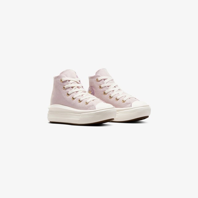 Converse Chuck Taylor All Star Move Platform Çocuk Lila Platform Sneaker - Görsel 3