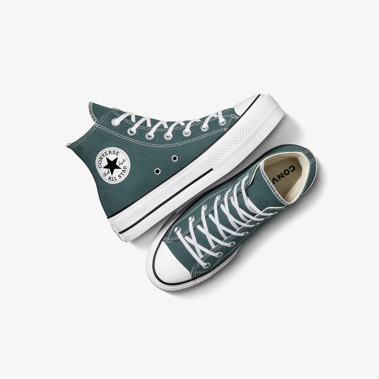 Converse Chuck Taylor All Star Lift Unisex Yeşil Platform Sneaker