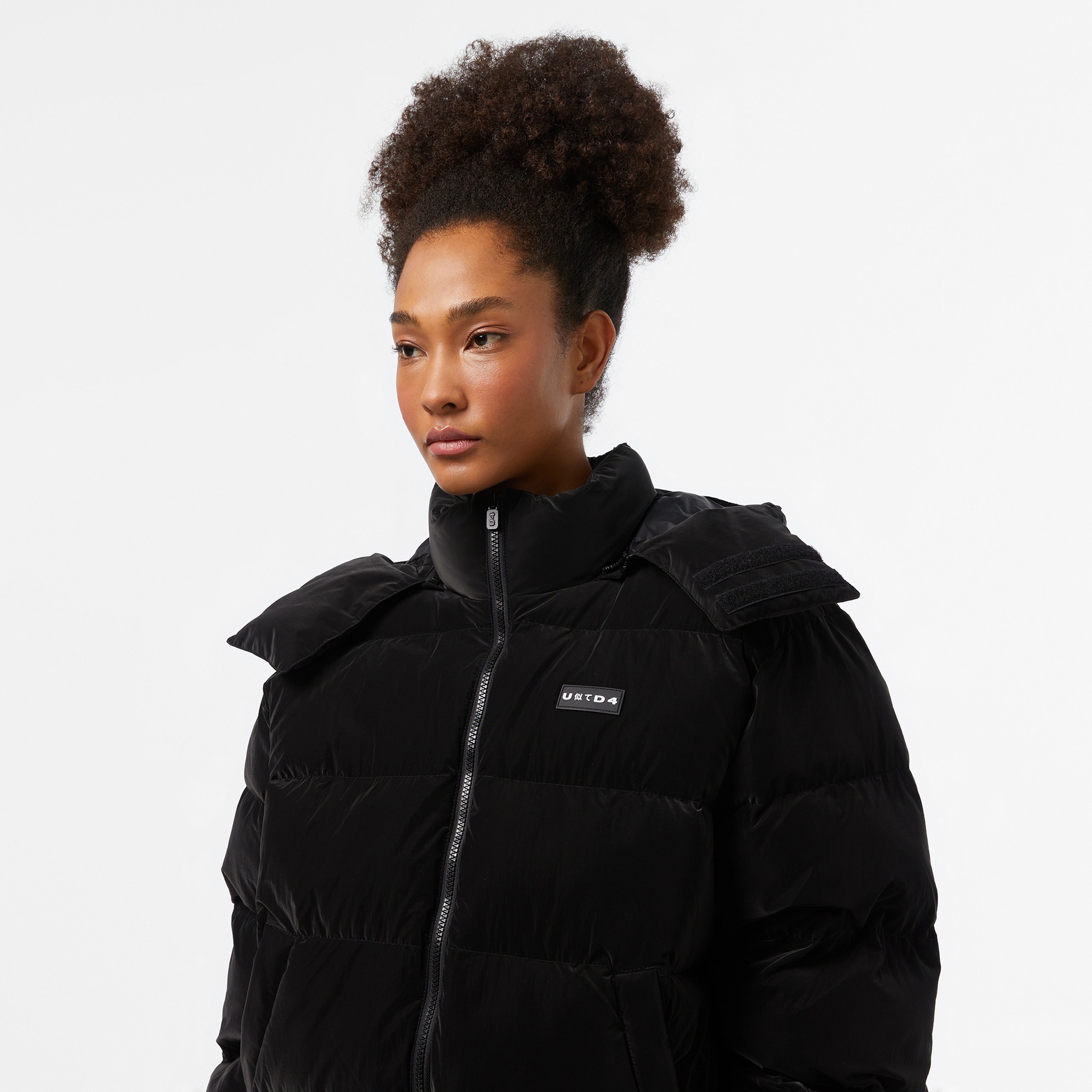 UNITED4 Kadın Siyah Mont