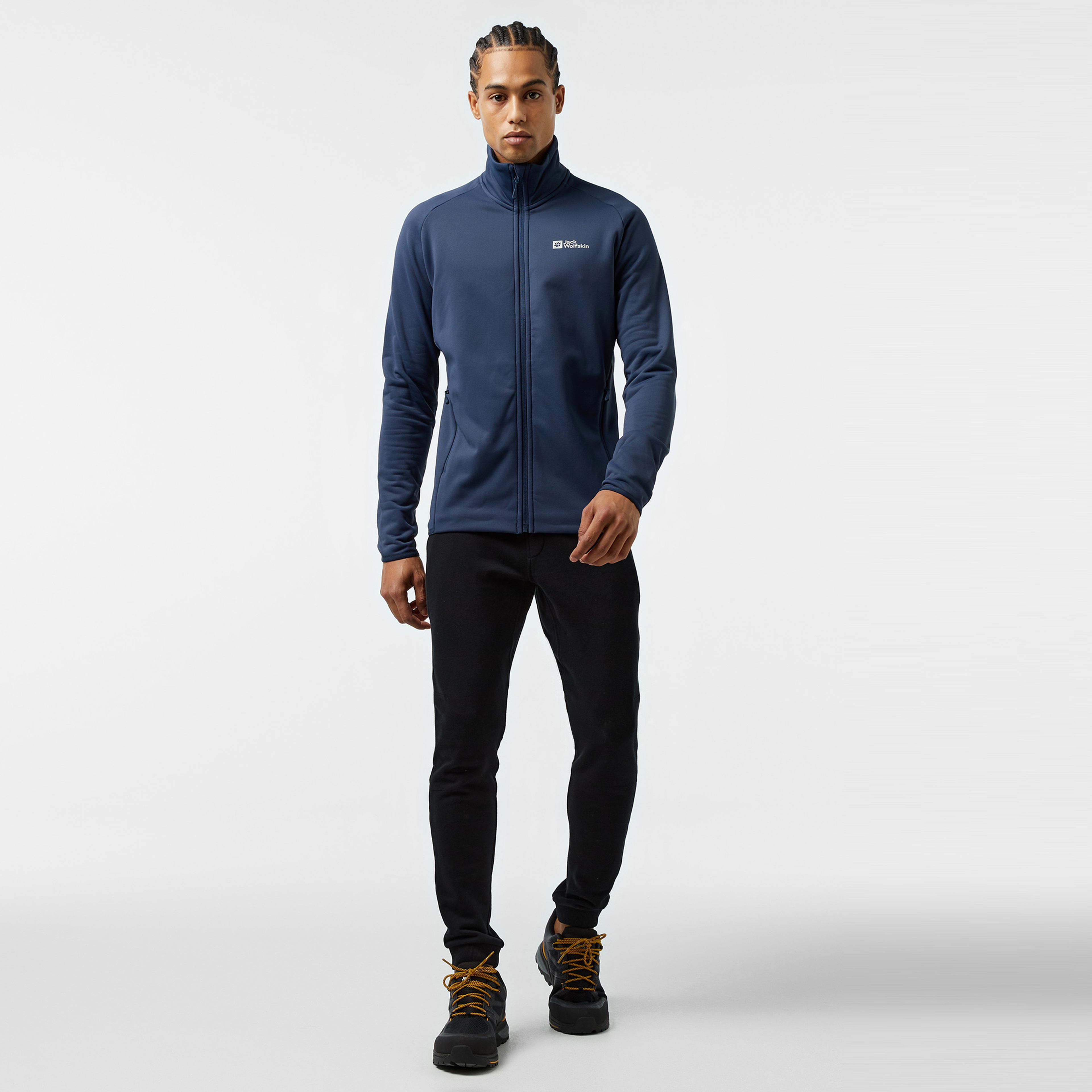 Jack Wolfskin Erkek Mavi Ceket