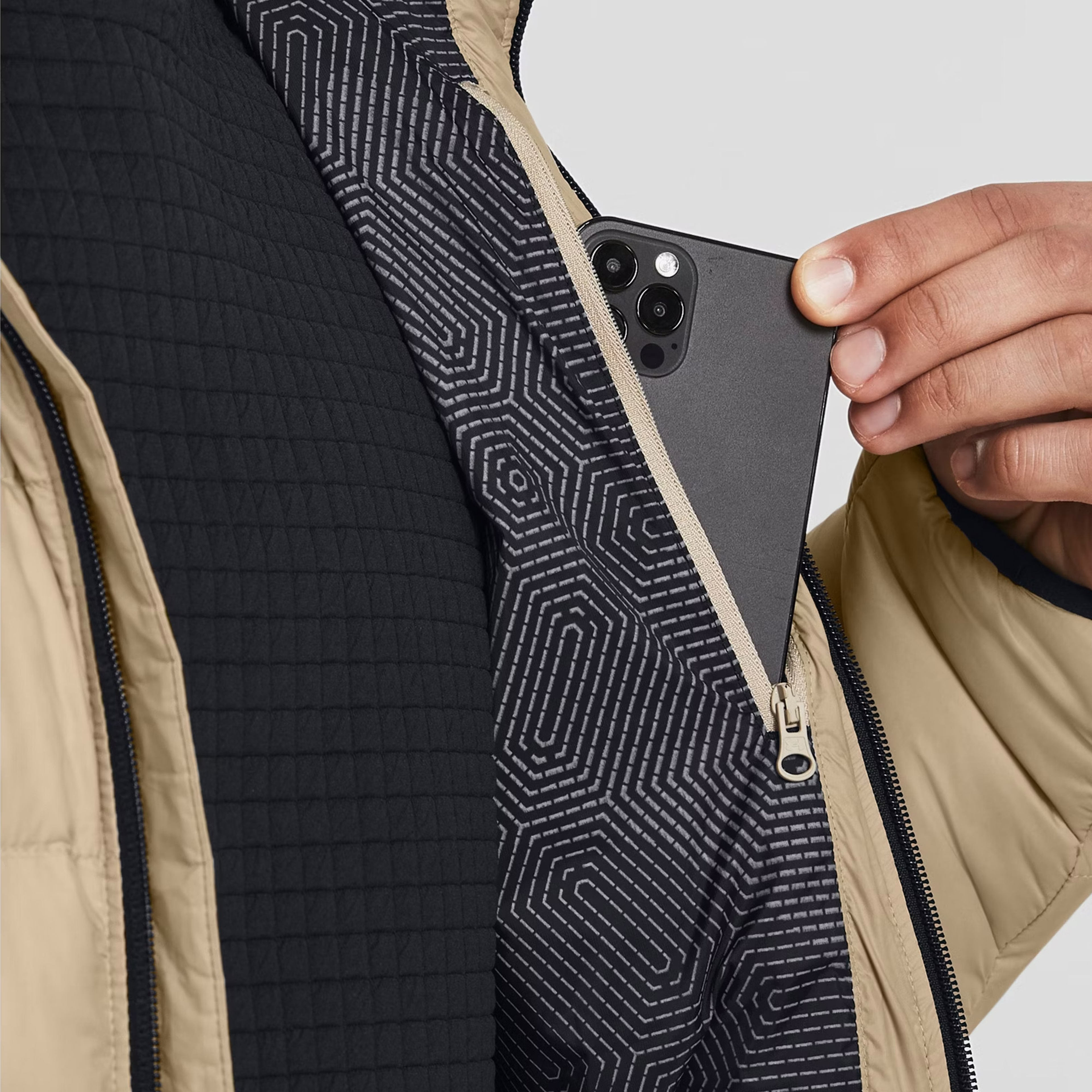 Under Armour Legend Down Erkek Bej Outdoor Mont