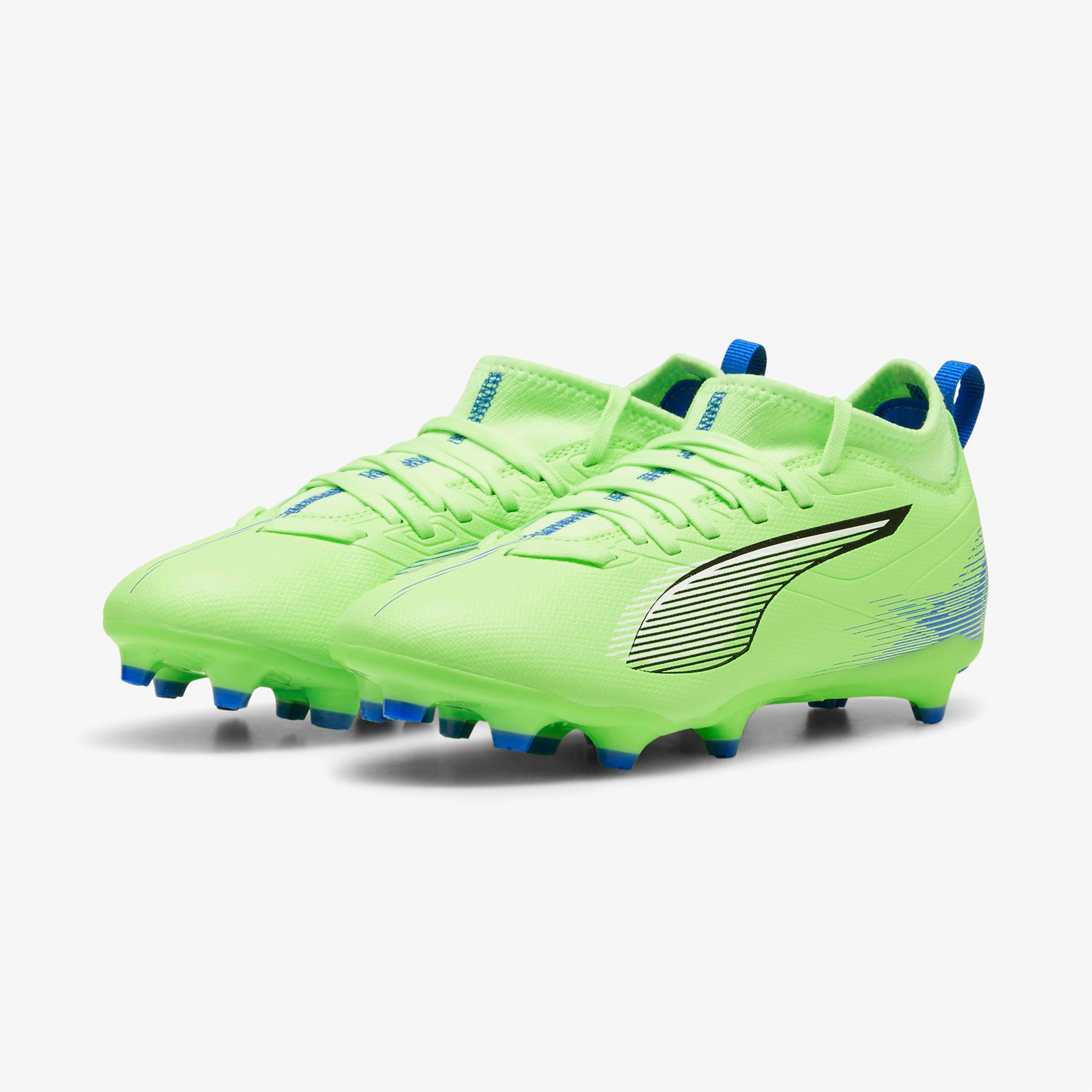 Puma Ultra 5 Match+ Fg Çocuk Sarı Bilekli Çim Saha Kramponu