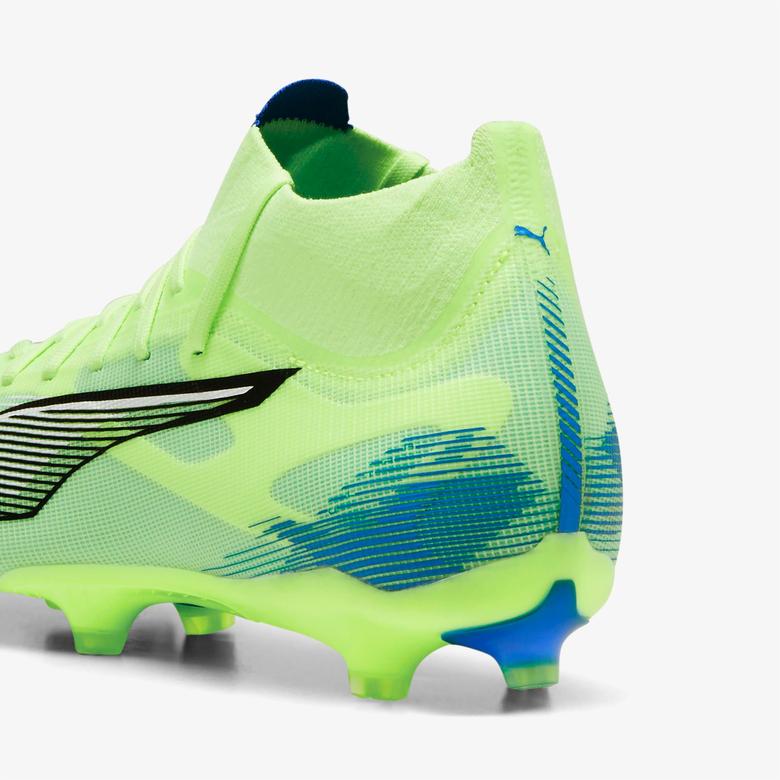 Puma Ultra 5 Match+ Fg Erkek Sarı Bilekli Çim Saha Kramponu