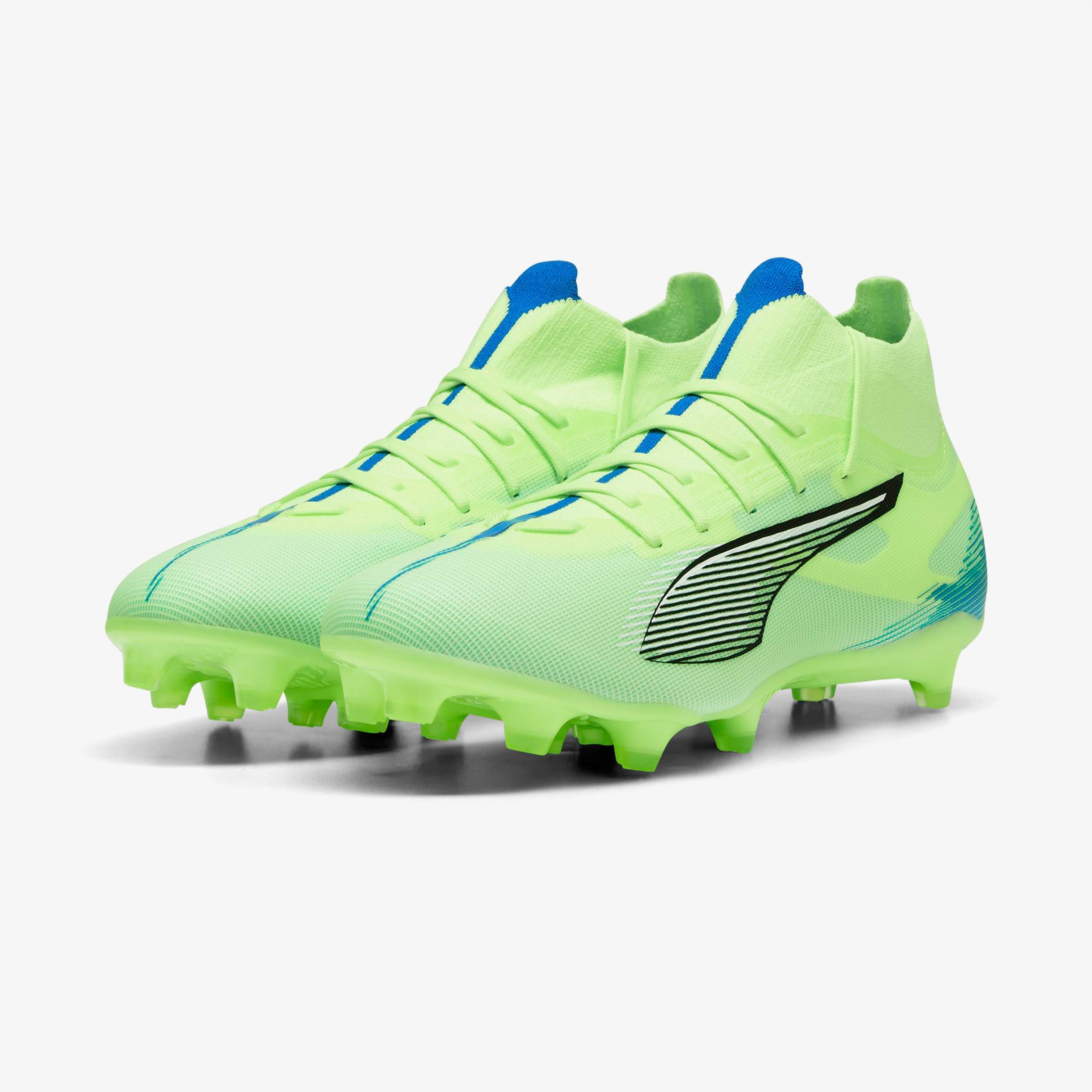 Puma Ultra 5 Match+ Fg Erkek Sarı Bilekli Çim Saha Kramponu