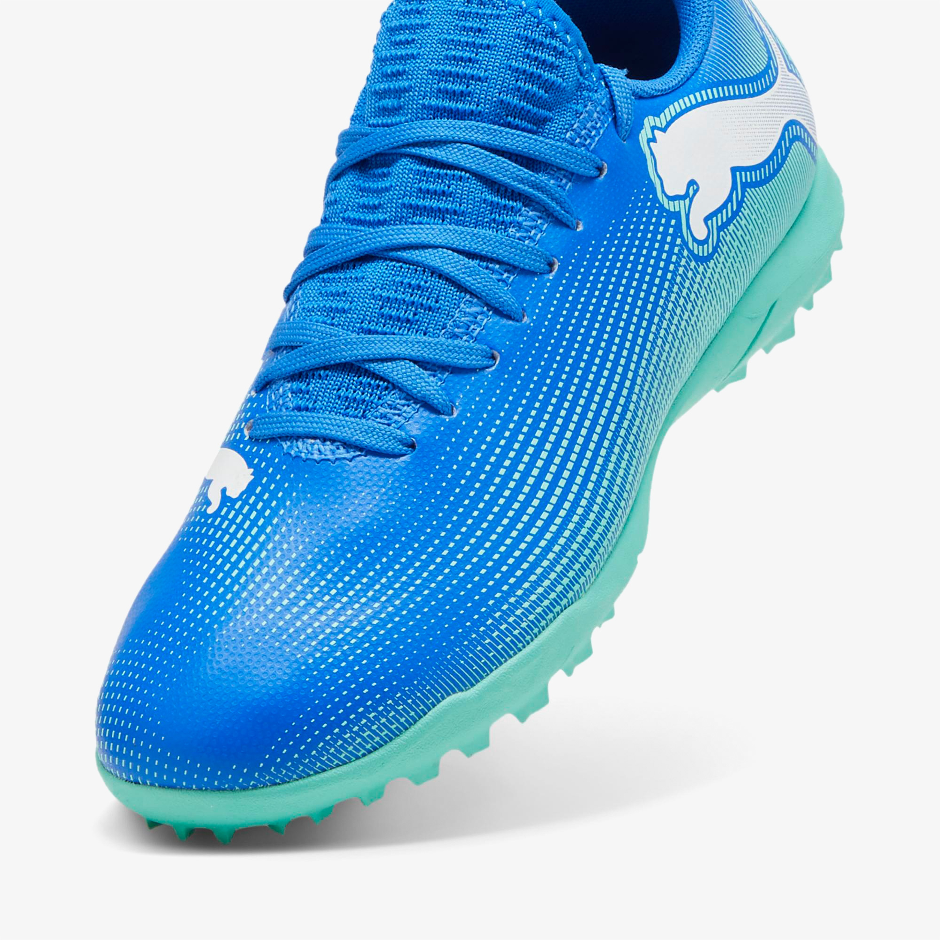 Puma Future Play 7 TT Çocuk Mavi Halı Saha Kramponu