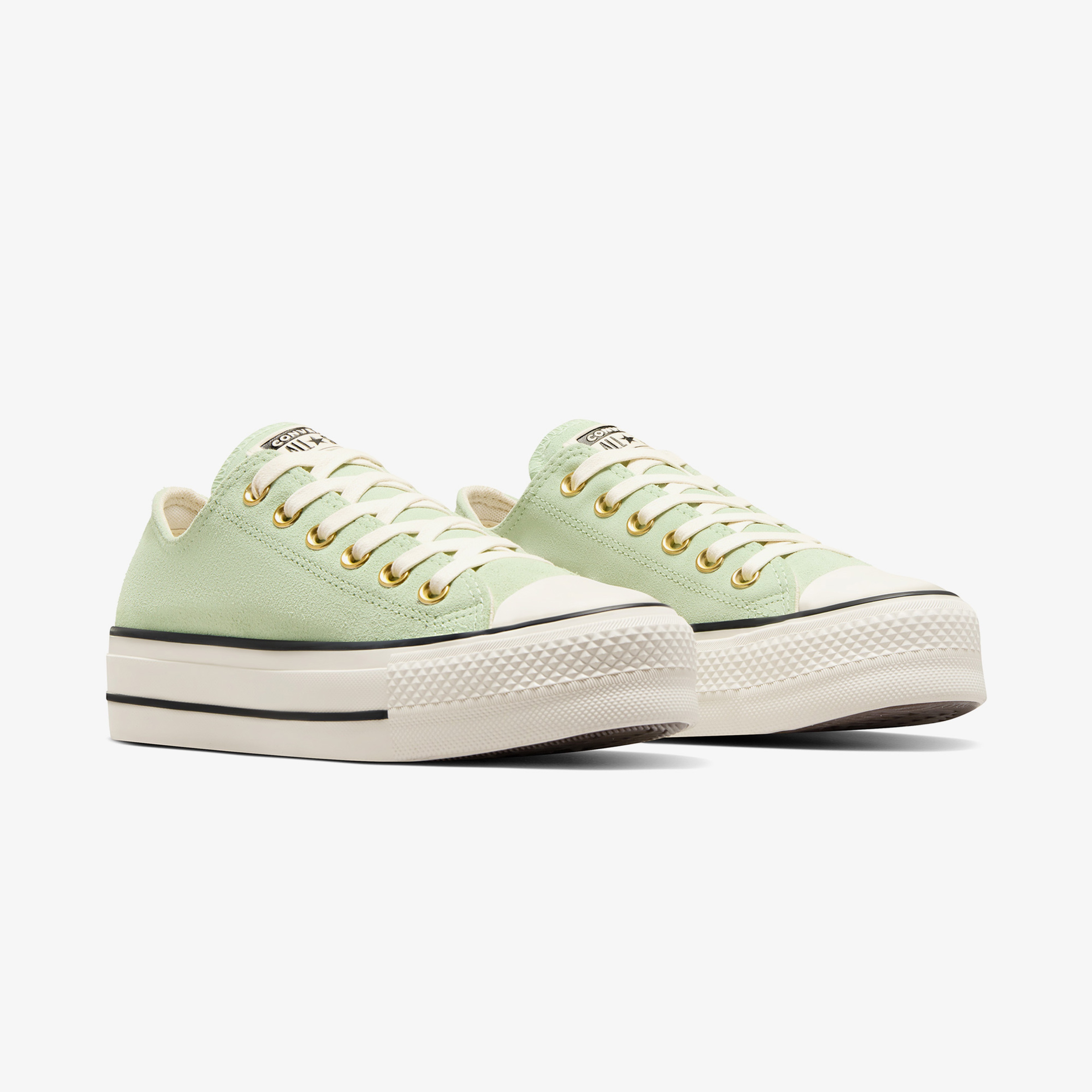 Converse Chuck Taylor All Star Lift Unisex Yeşil Süet Sneaker