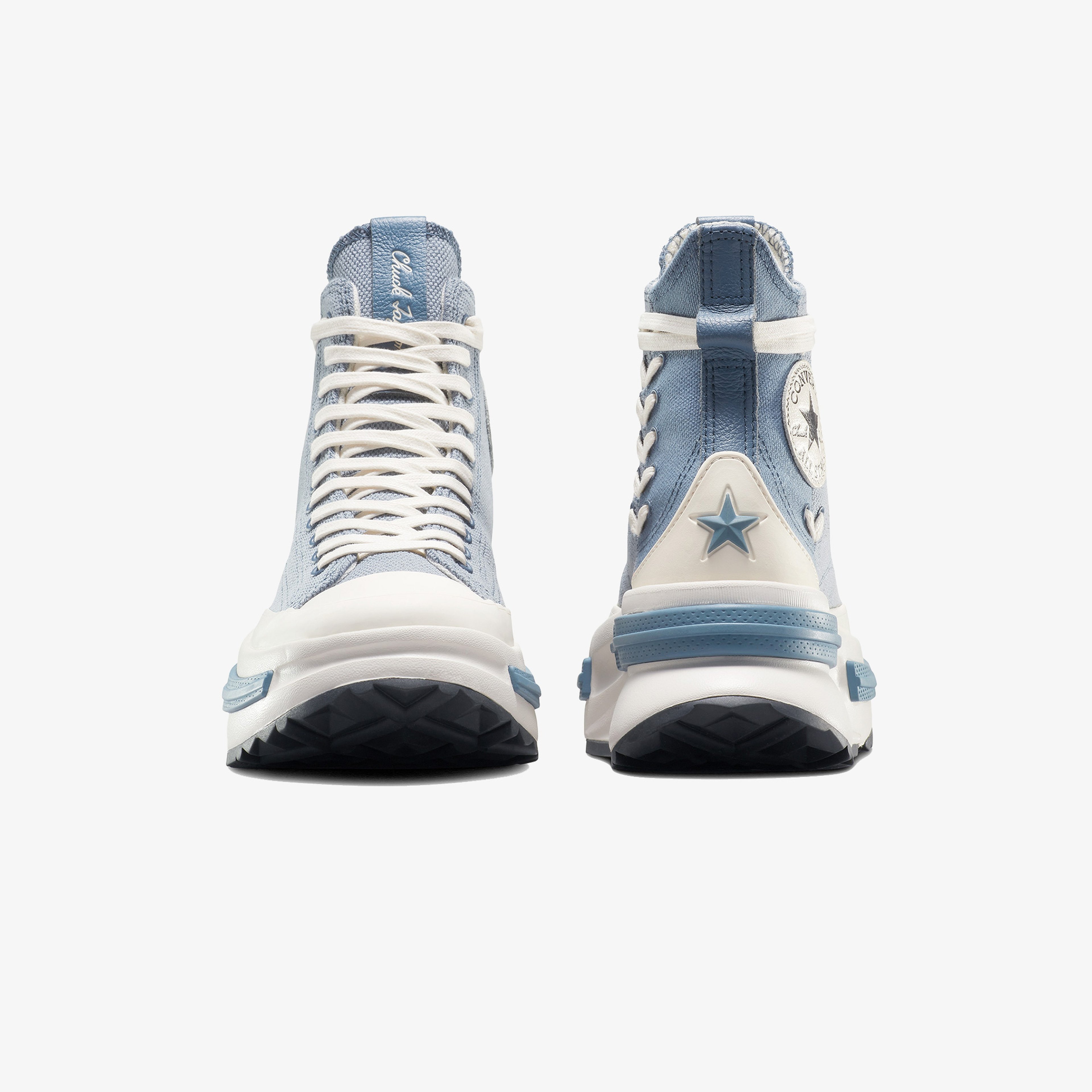 Converse Run Star Legacy CX Hi Platform Crafted Laces Kadın Mavi Sneaker