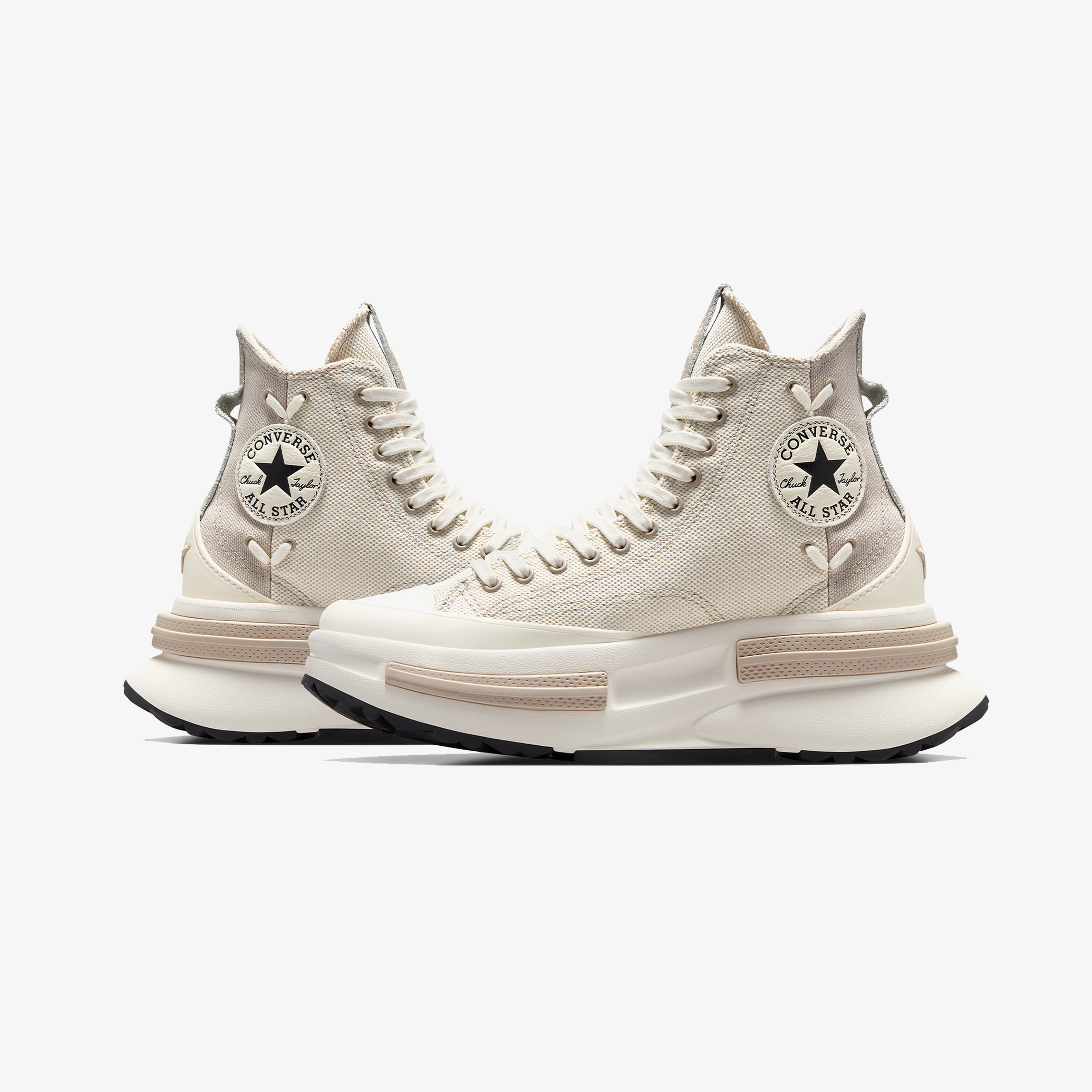 Converse Run Star Legacy CX Platform Crafted Laces Kadın Bej Sneaker