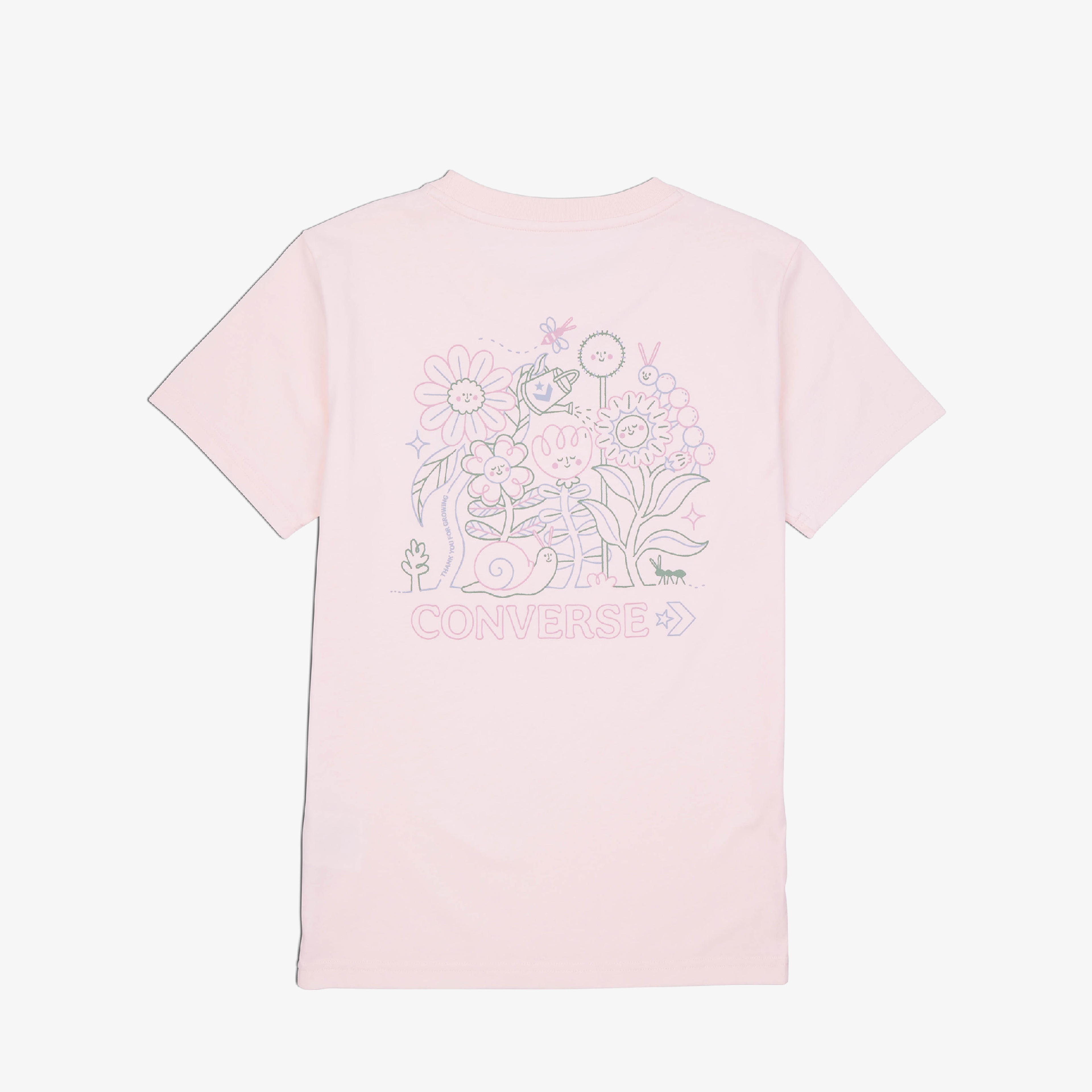 Converse Flower Garden Kadın Pembe T-Shirt