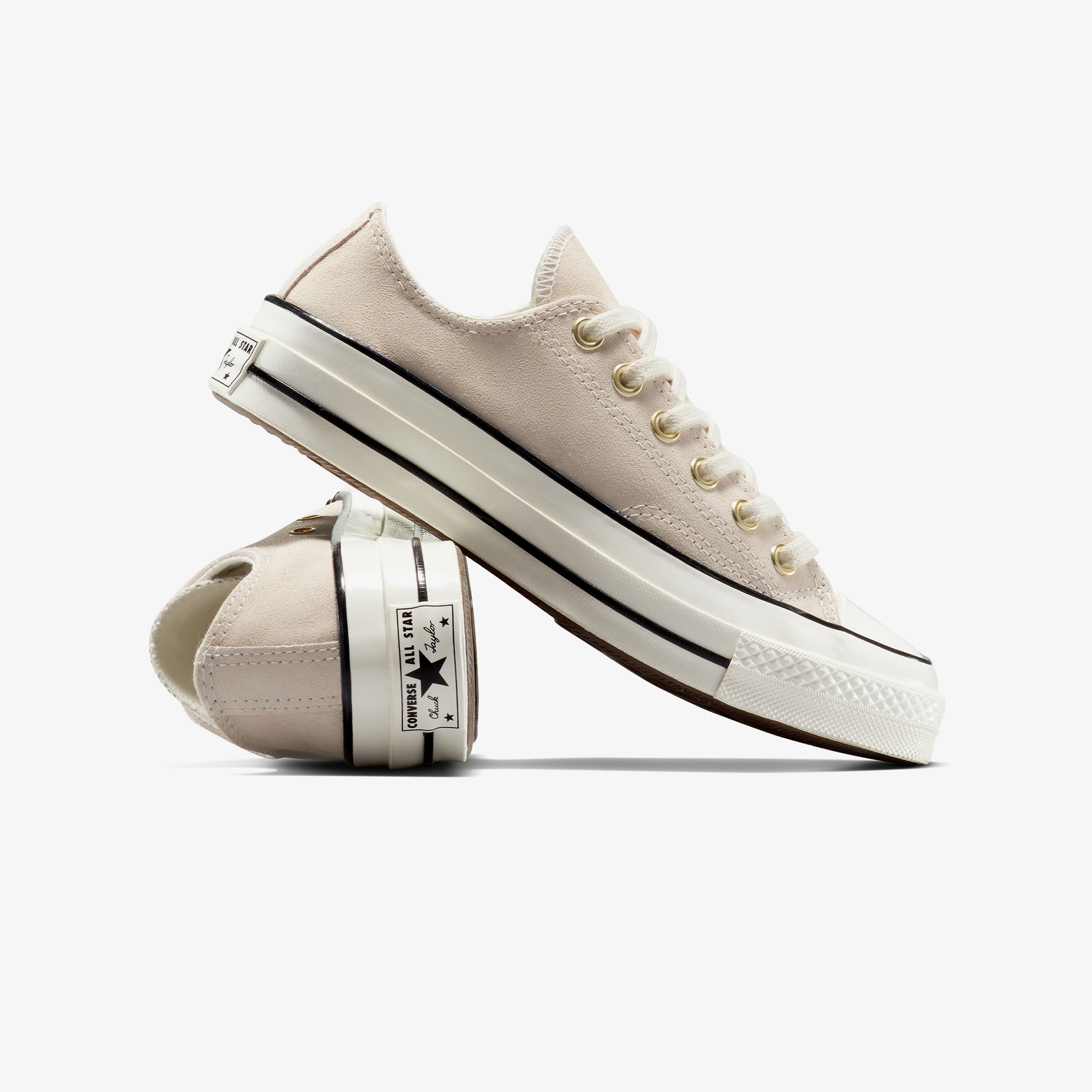Converse Chuck 70 Suede Unisex Krem Sneaker