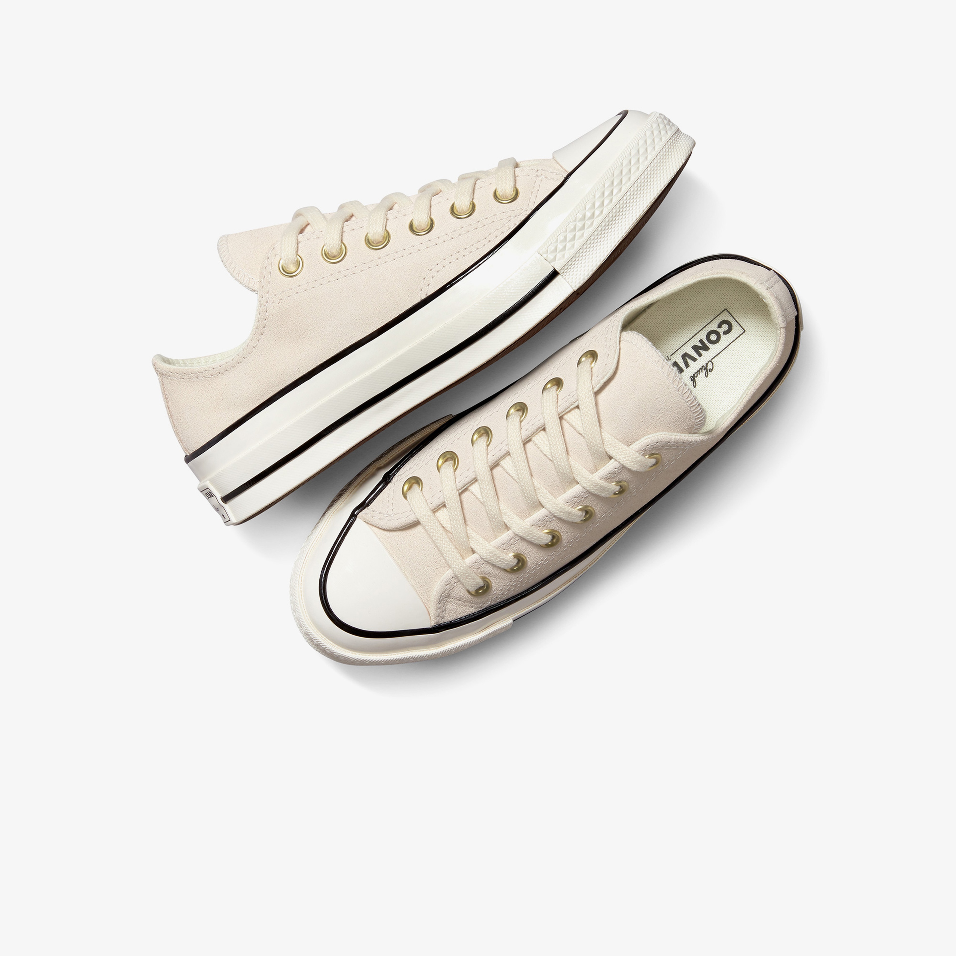 Converse Chuck 70 Suede Unisex Krem Sneaker