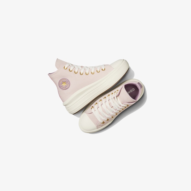 Converse Chuck Taylor All Star Move Gold Çocuk Pembe Sneaker - Görsel 6