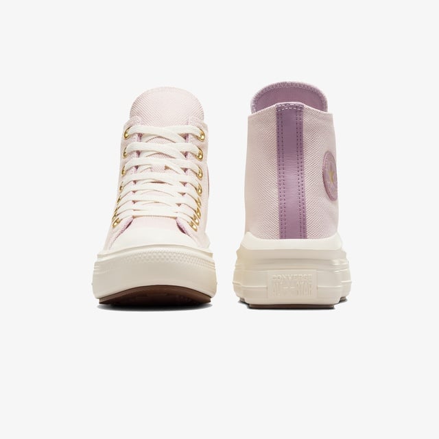 Converse Chuck Taylor All Star Move Gold Çocuk Pembe Sneaker - Görsel 4