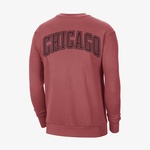 Nike Chicago Bulls Courtside Jordan NBA Fleece Crew Yaka Erkek Kırmızı Eşofman Üstü