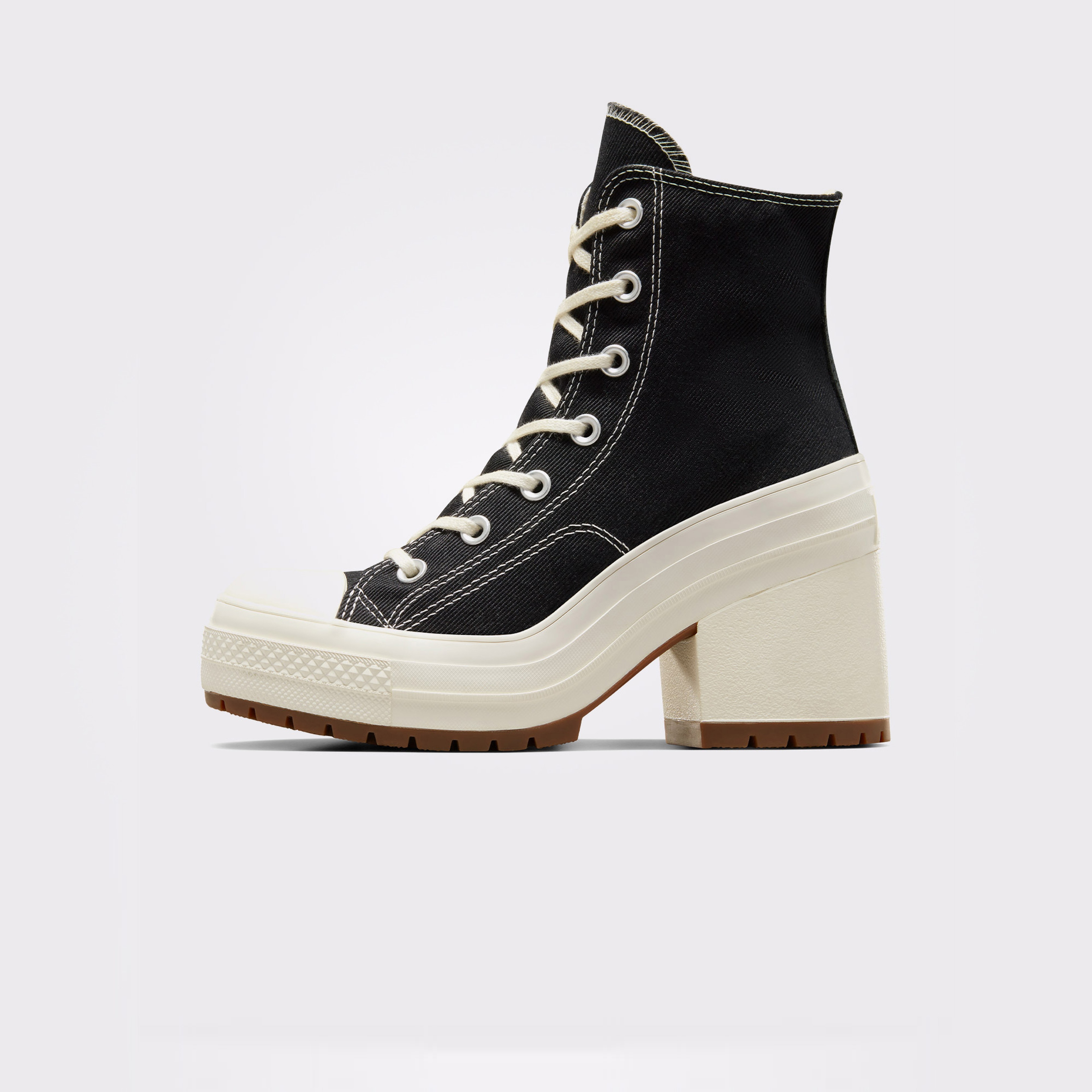 Converse Chuck 70 De Luxe Heel Unisex Siyah/Krem Sneaker