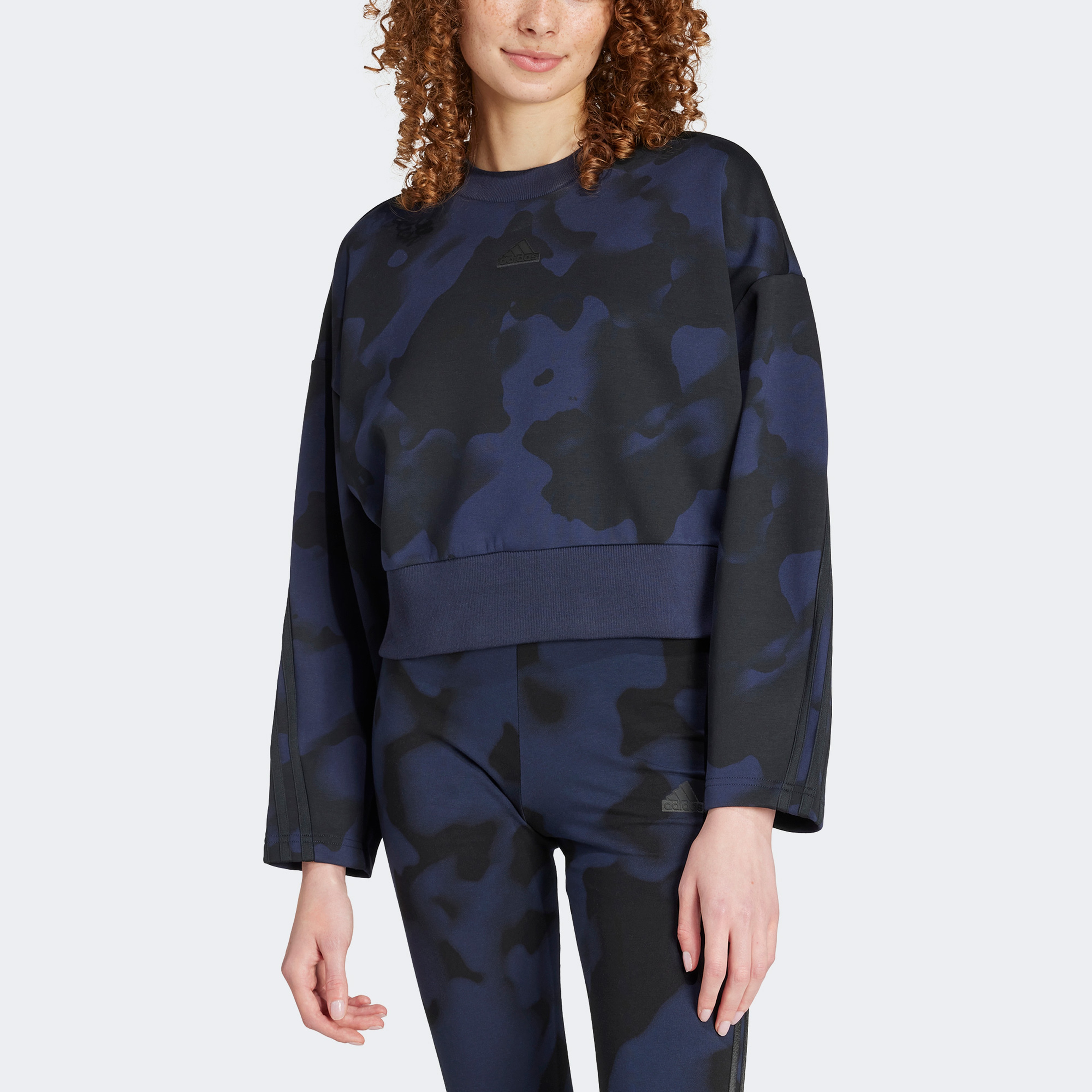 adidas Future Icons 3-Stripes Kadın Siyah Hoodie