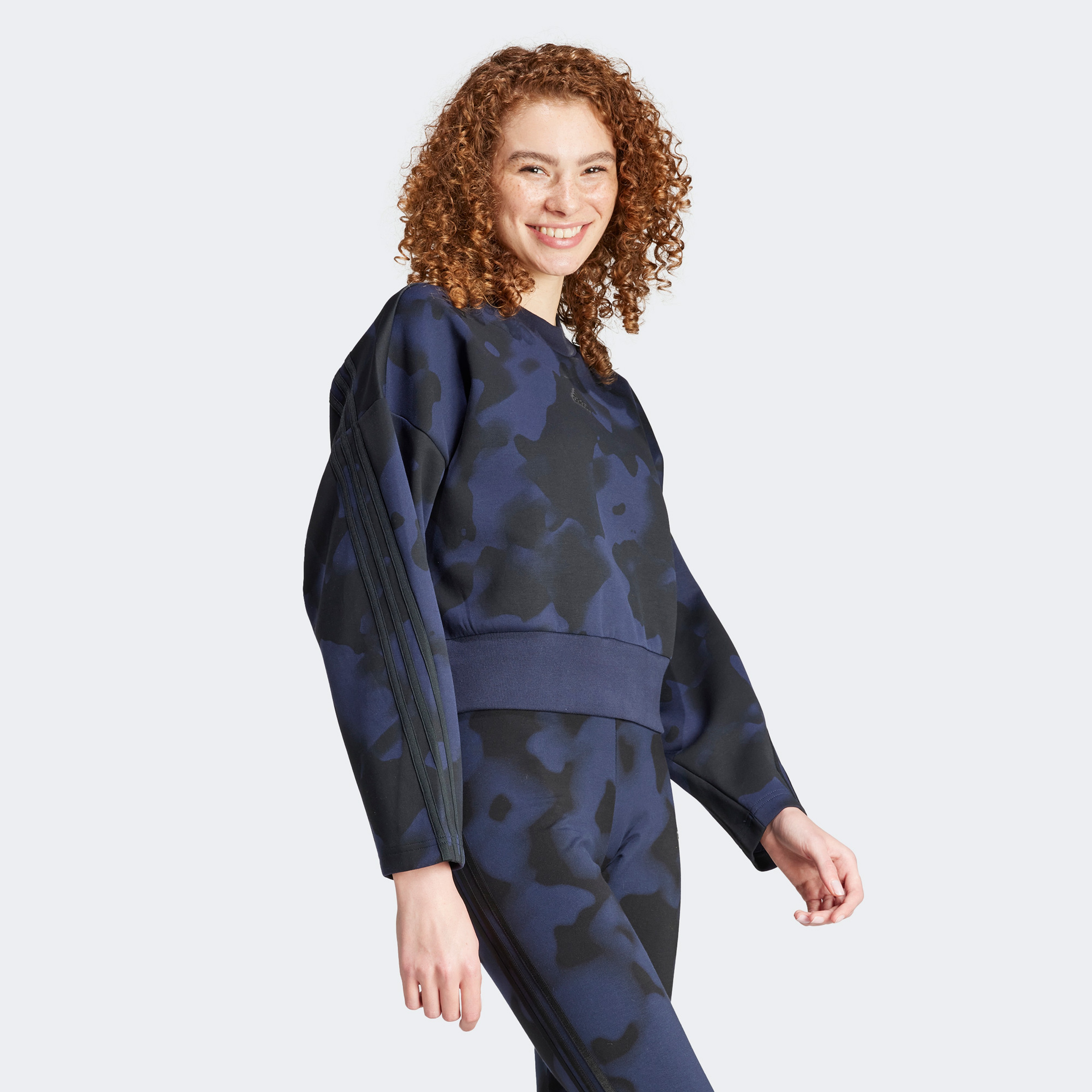 adidas Future Icons 3-Stripes Kadın Siyah Hoodie