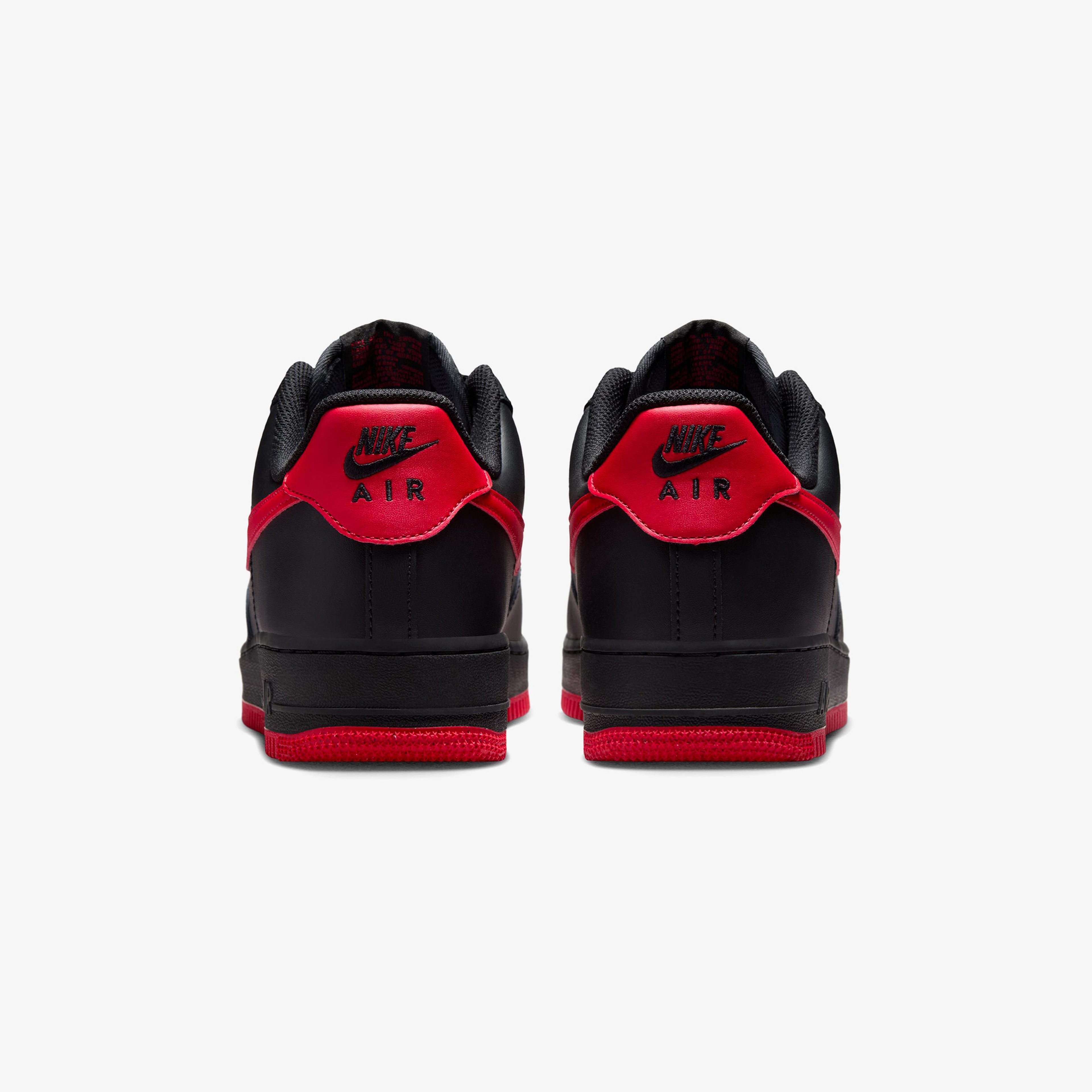 Nike Air Force Low 1 'Bred' Erkek Siyah Sneaker