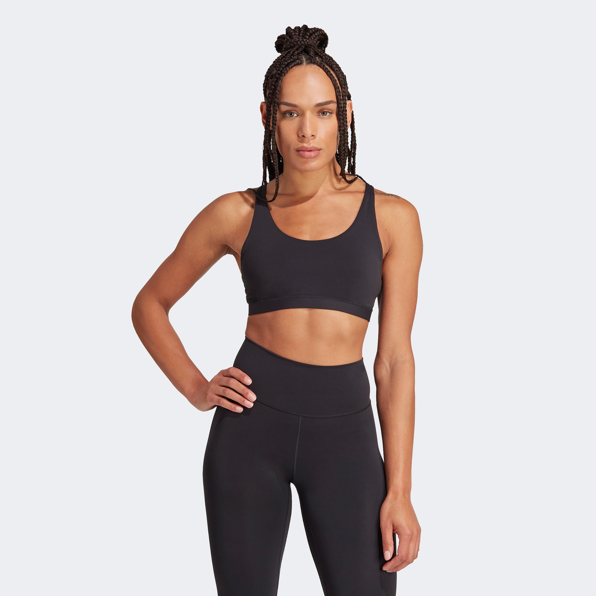 adidas All Me Medium-Support Kadın Siyah Bra
