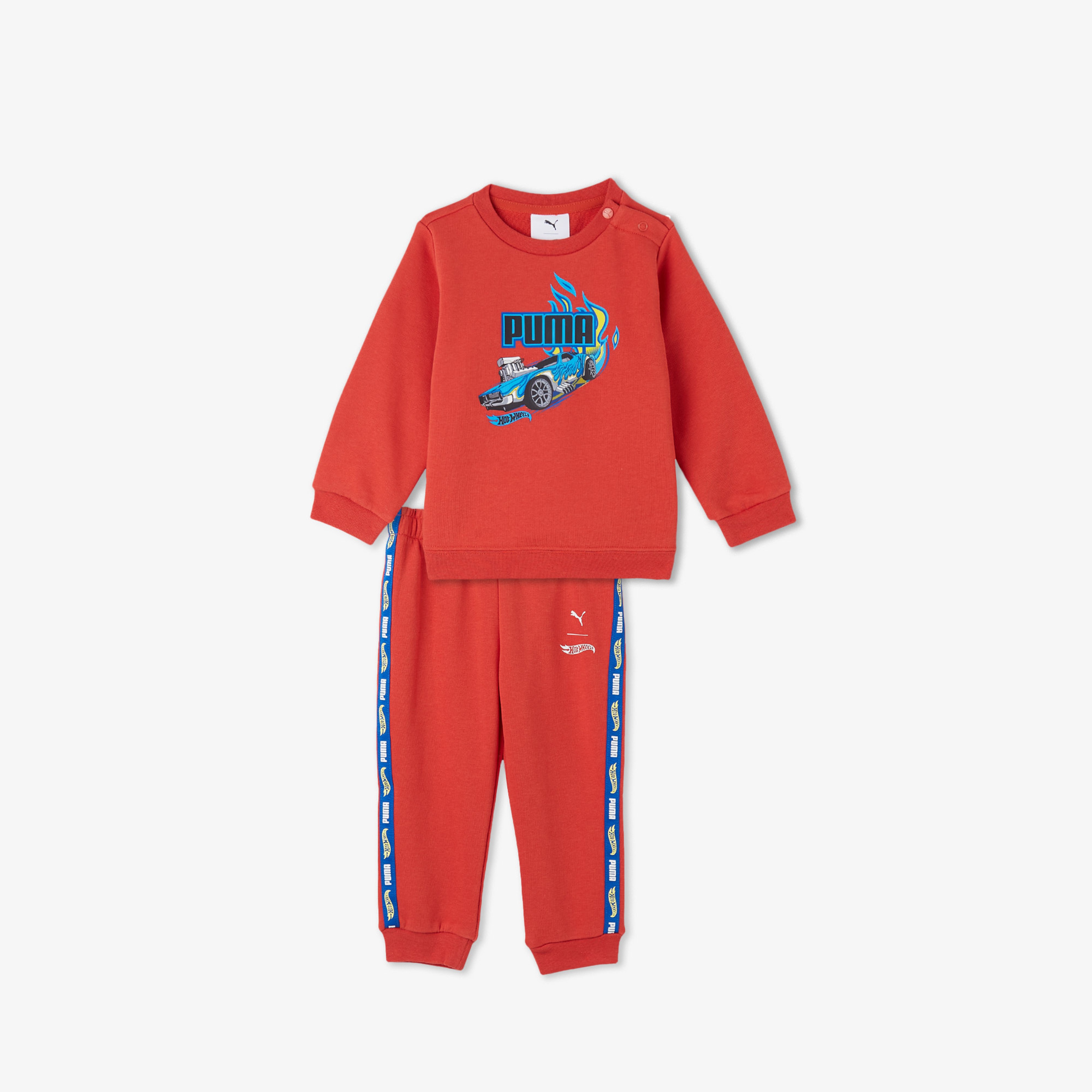 Puma X Hot Wheels Crew Unisex Kırmızı Eşofman Takımı