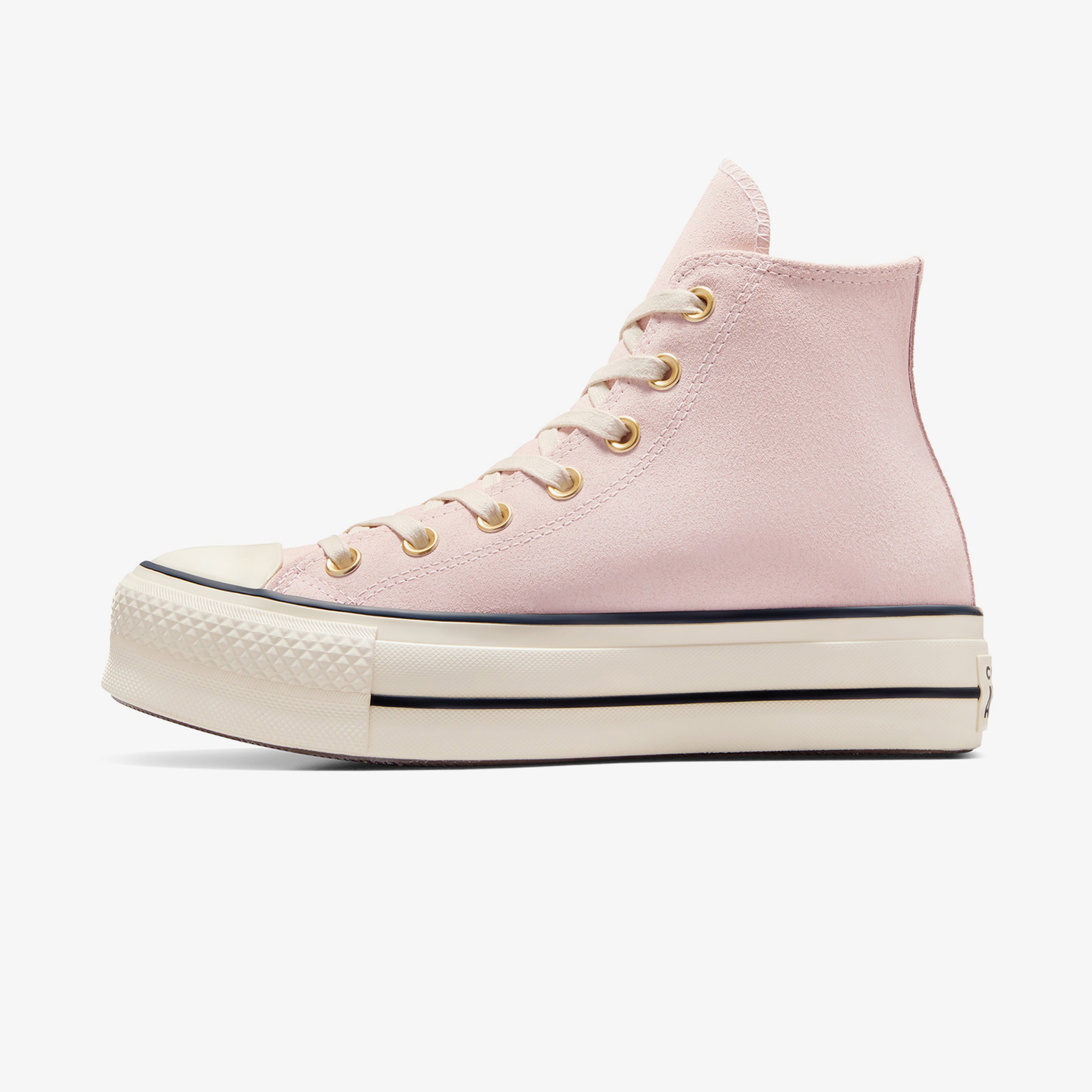 Converse Chuck Taylor All Star Lift Unisex Pembe Süet Platform Sneaker