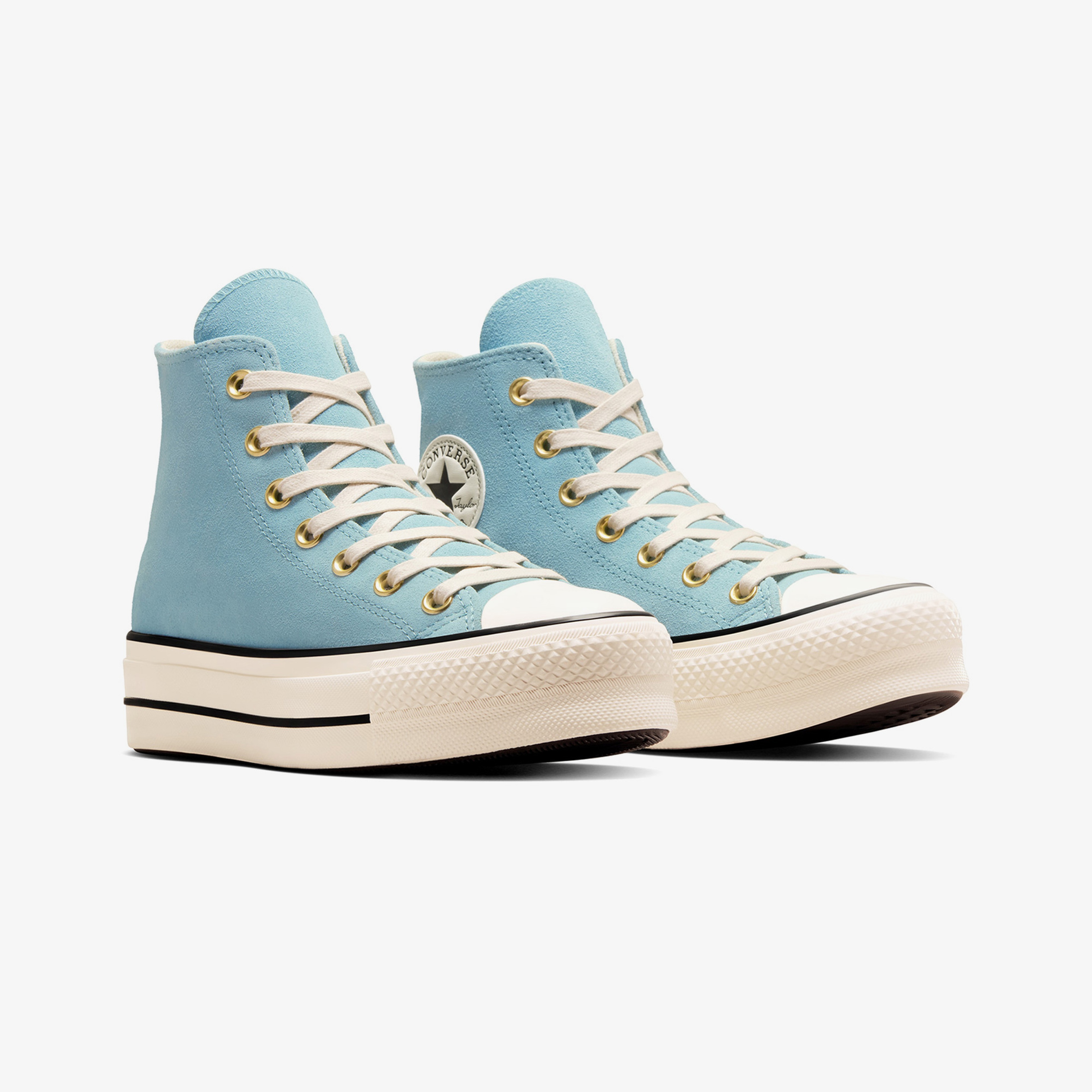 Converse Chuck Taylor All Star Lift Kadın Mavi Süet Platform Sneaker