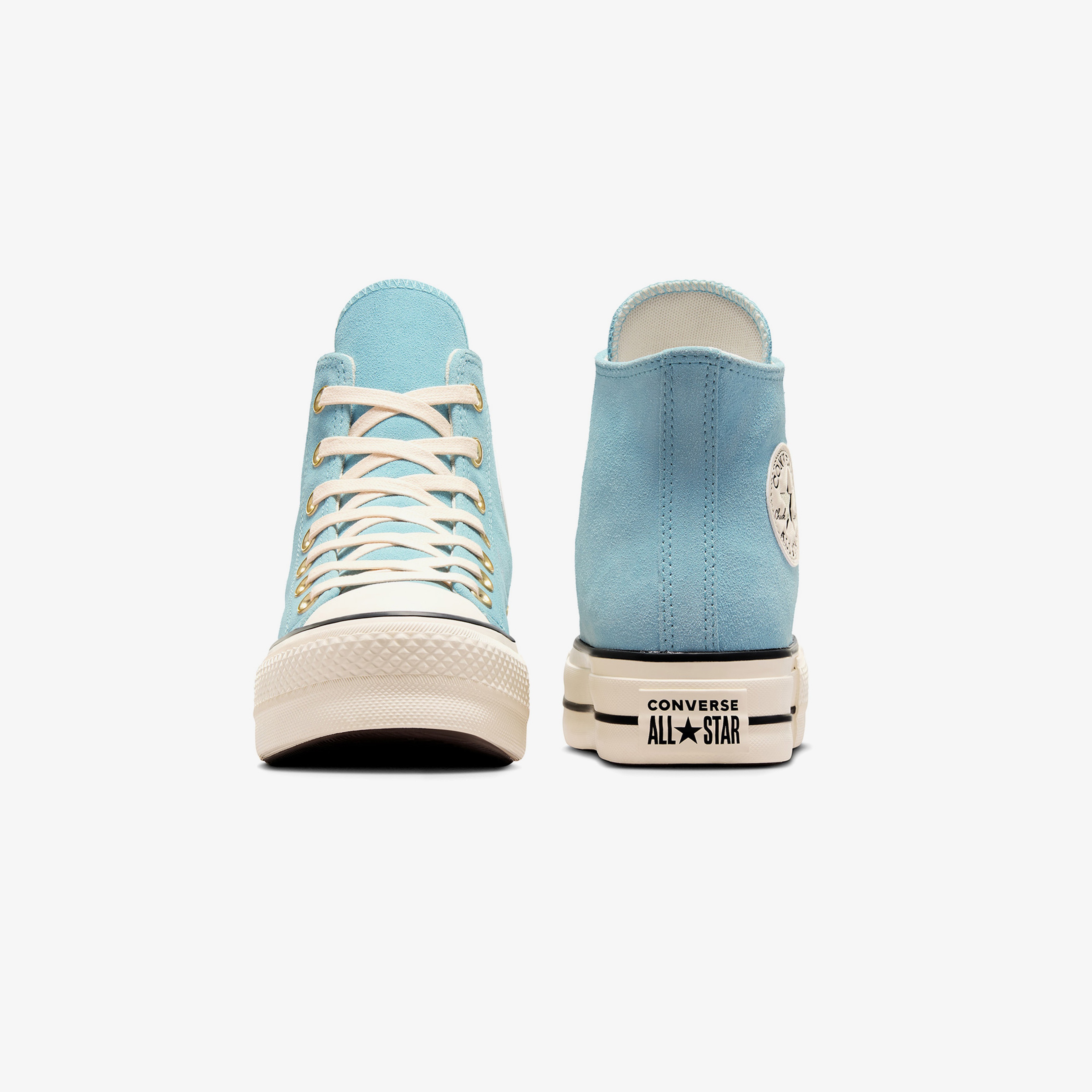 Converse Chuck Taylor All Star Lift Kadın Mavi Süet Platform Sneaker