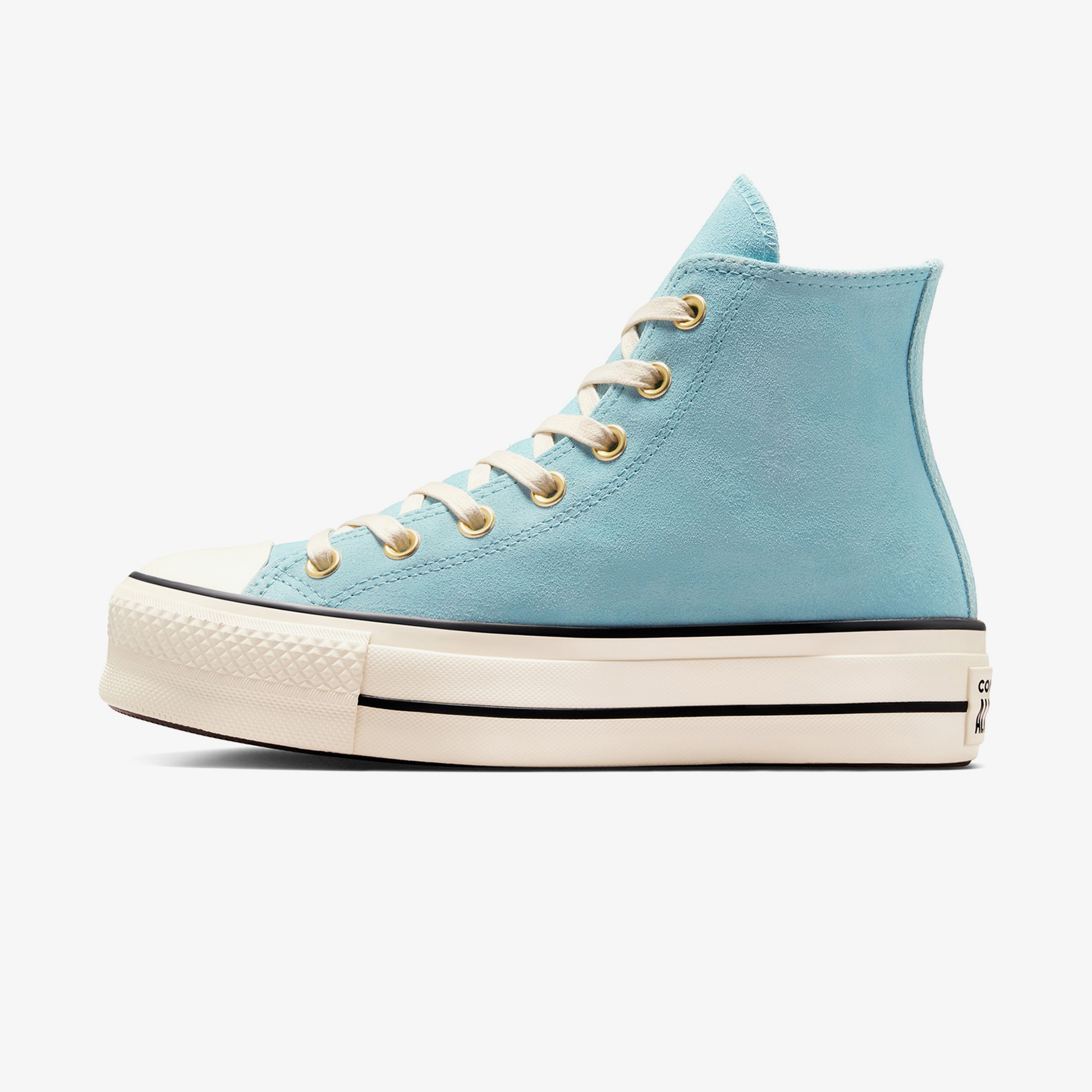 Converse Chuck Taylor All Star Lift Kadın Mavi Süet Platform Sneaker