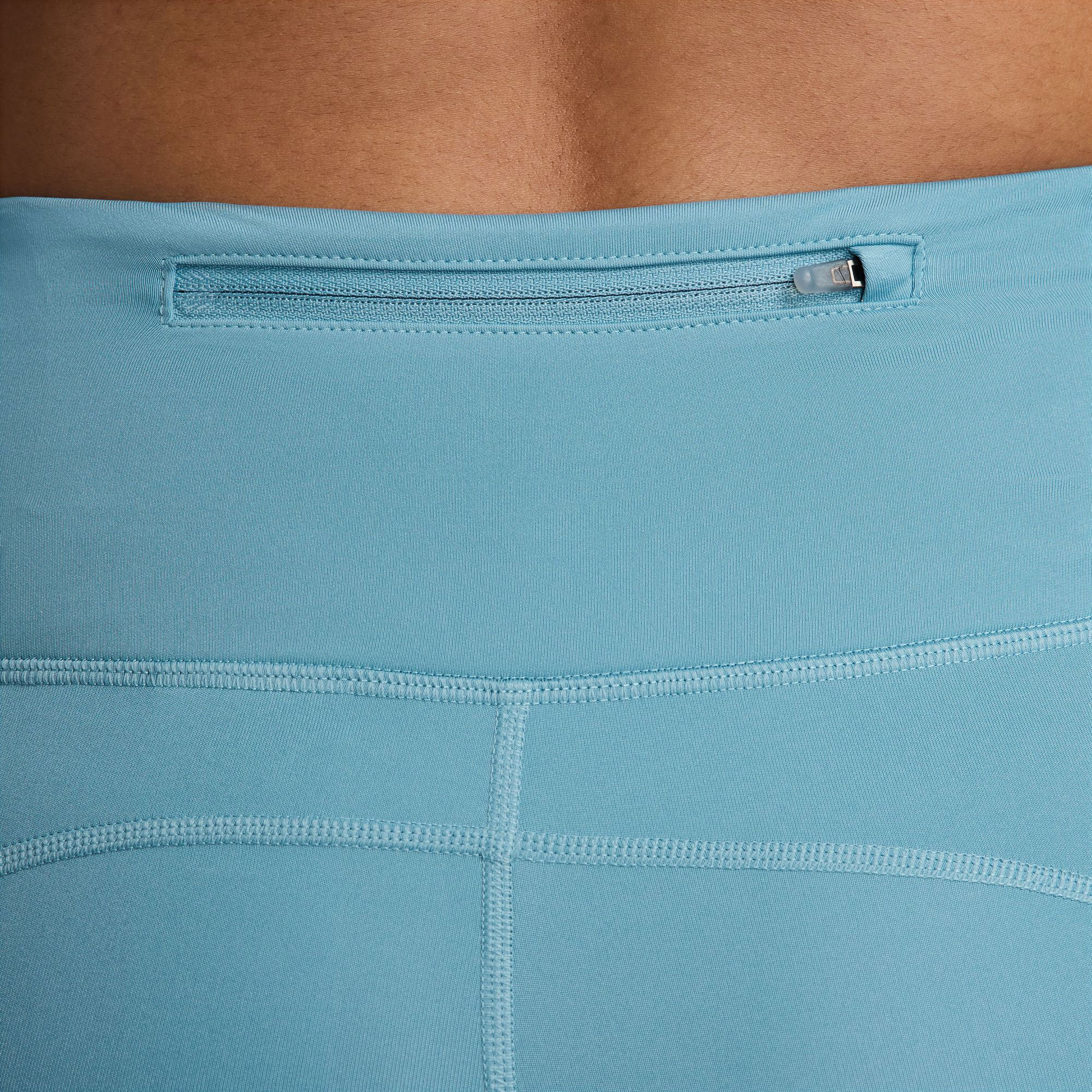 Nike Epic Fast Mid-Rise Pocket Kadın Mavi Koşu Taytı