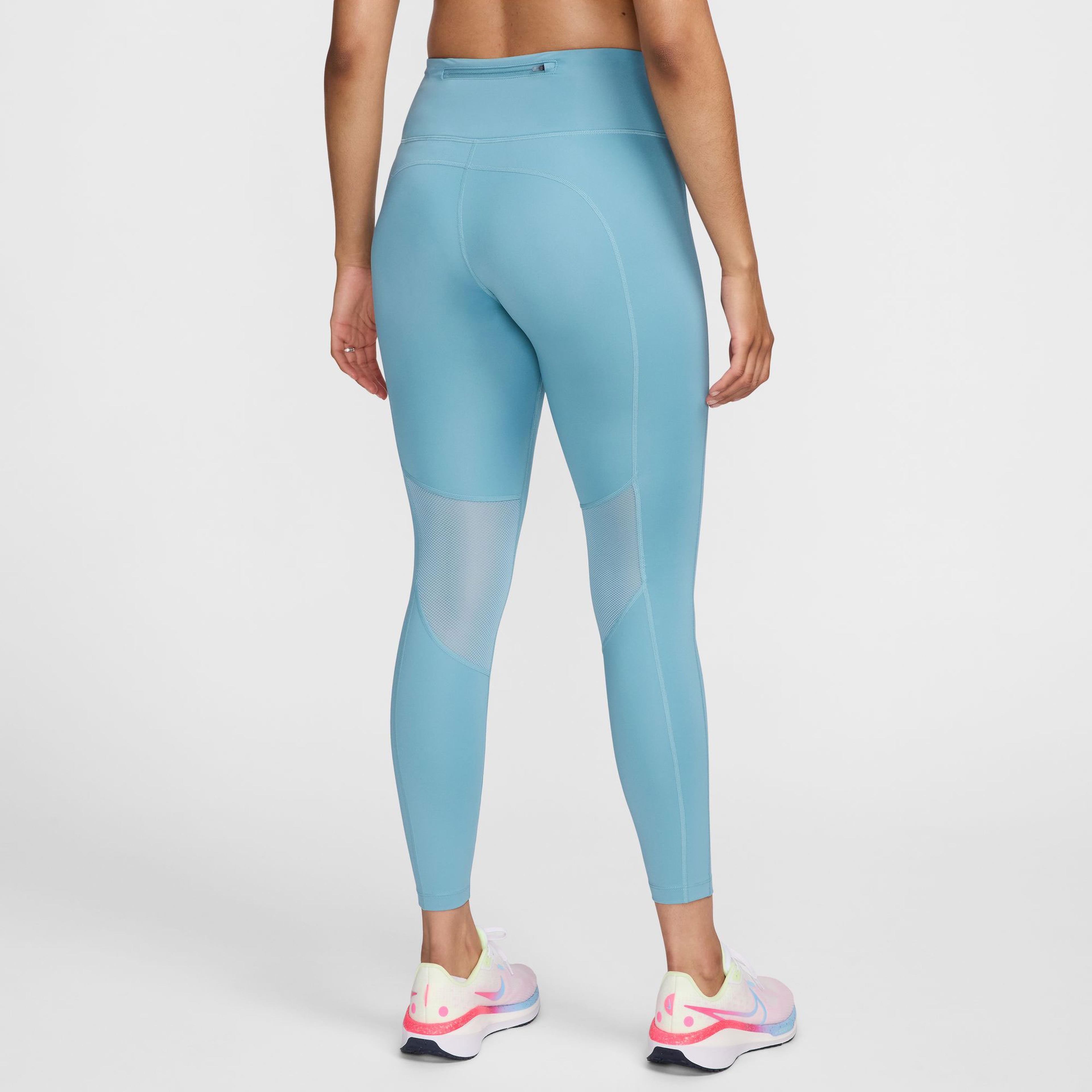 Nike Epic Fast Mid-Rise Pocket Kadın Mavi Koşu Taytı