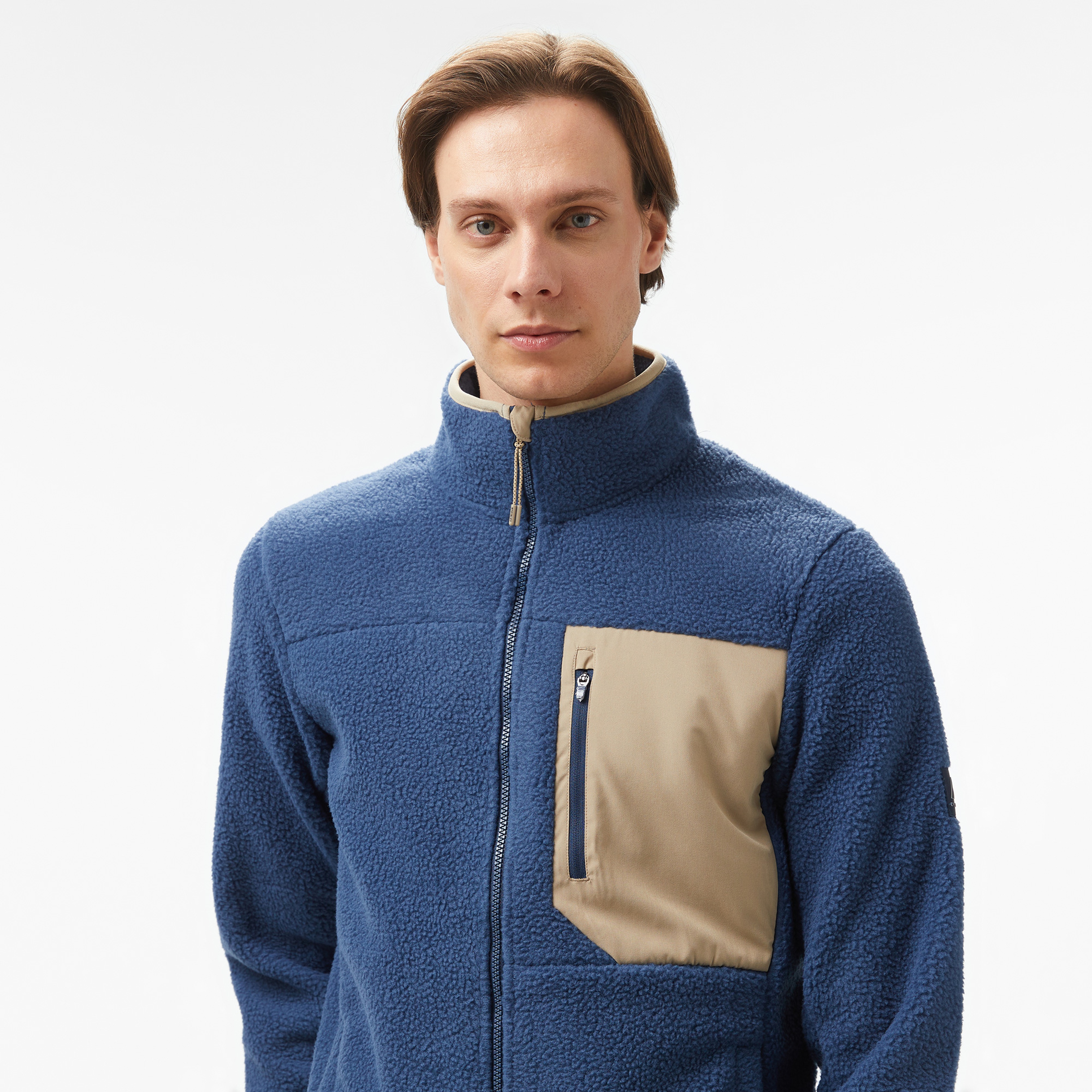 Mc Kinley Ello Fleece Erkek Mavi Polar Ceket