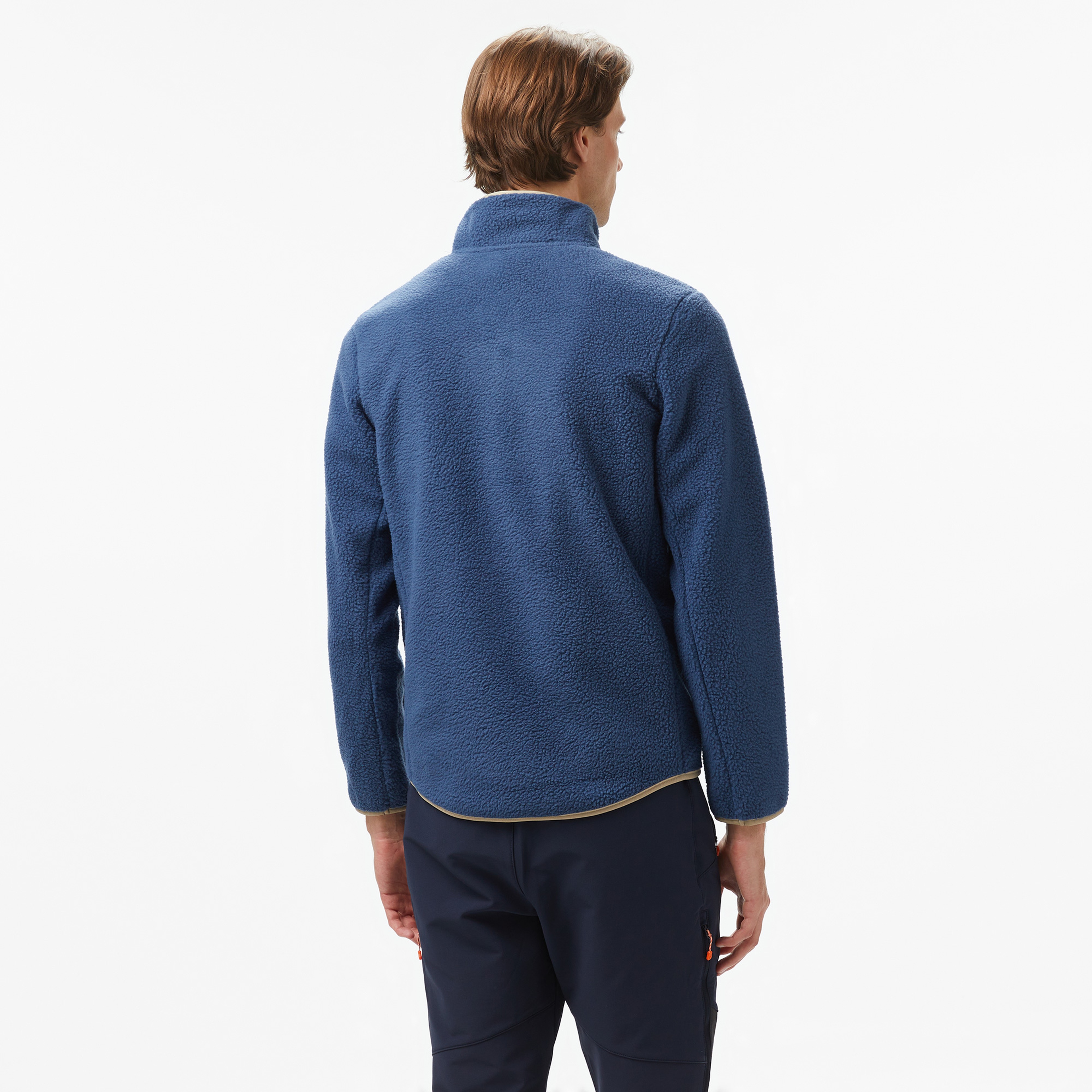 Mc Kinley Ello Fleece Erkek Mavi Polar Ceket