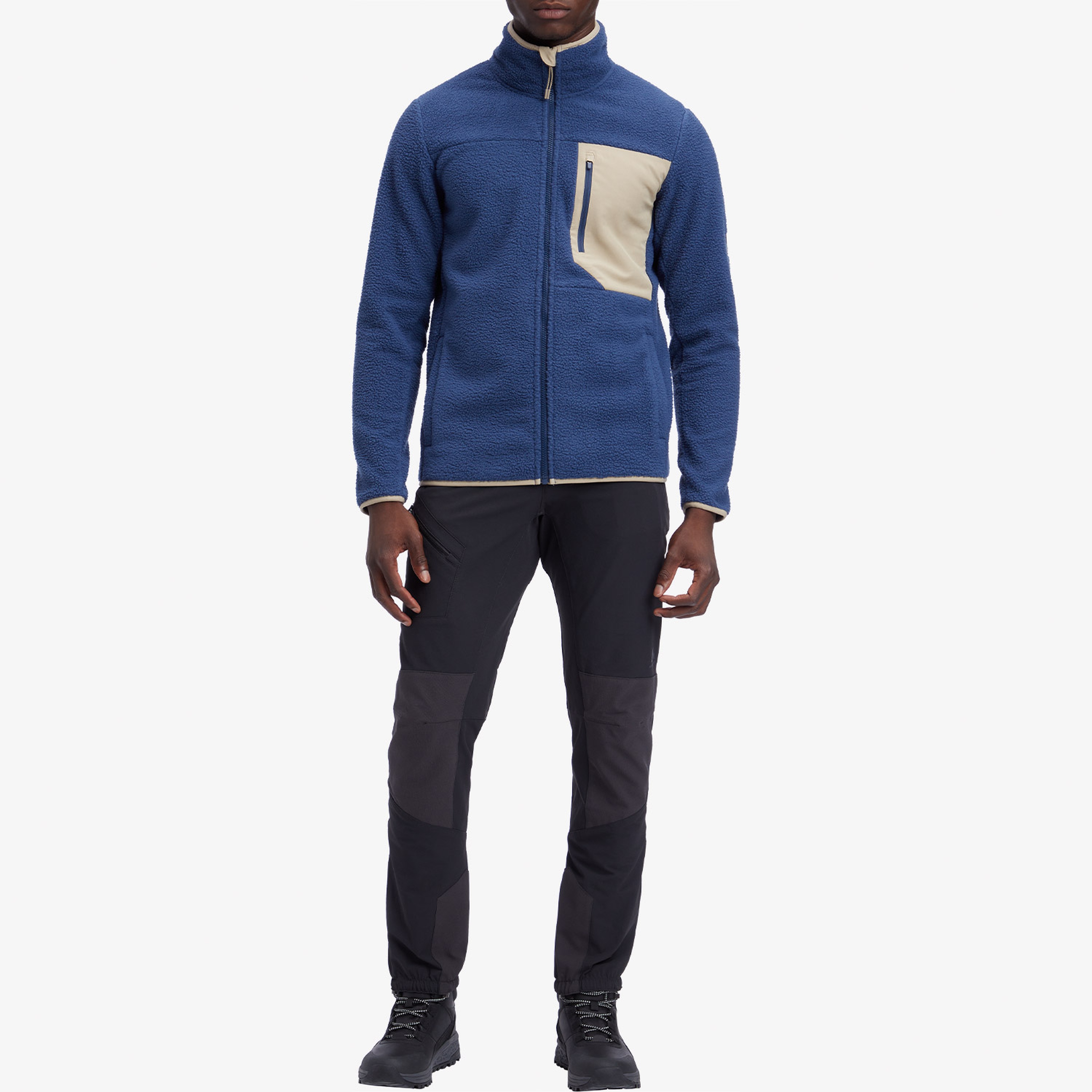 Mc Kinley Ello Fleece Erkek Mavi Polar Ceket